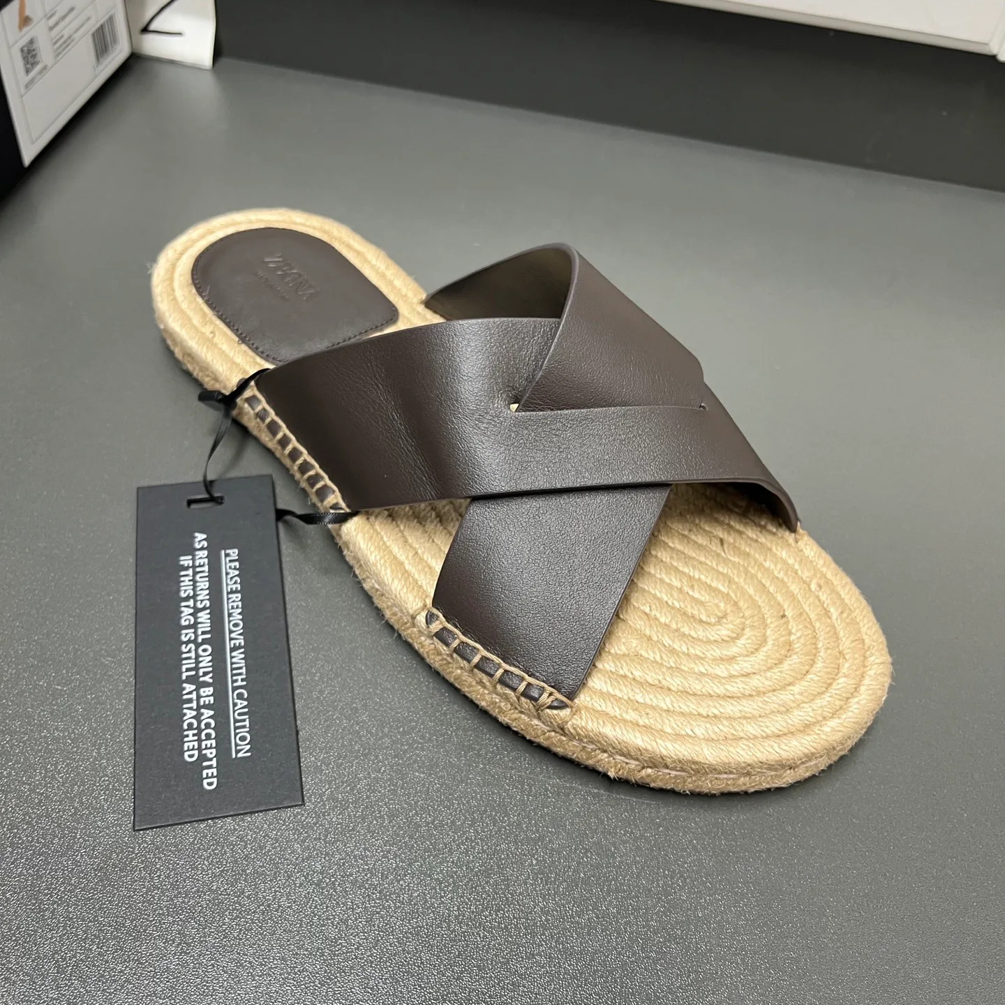 Тапочки Мужские Zegna 14693249
