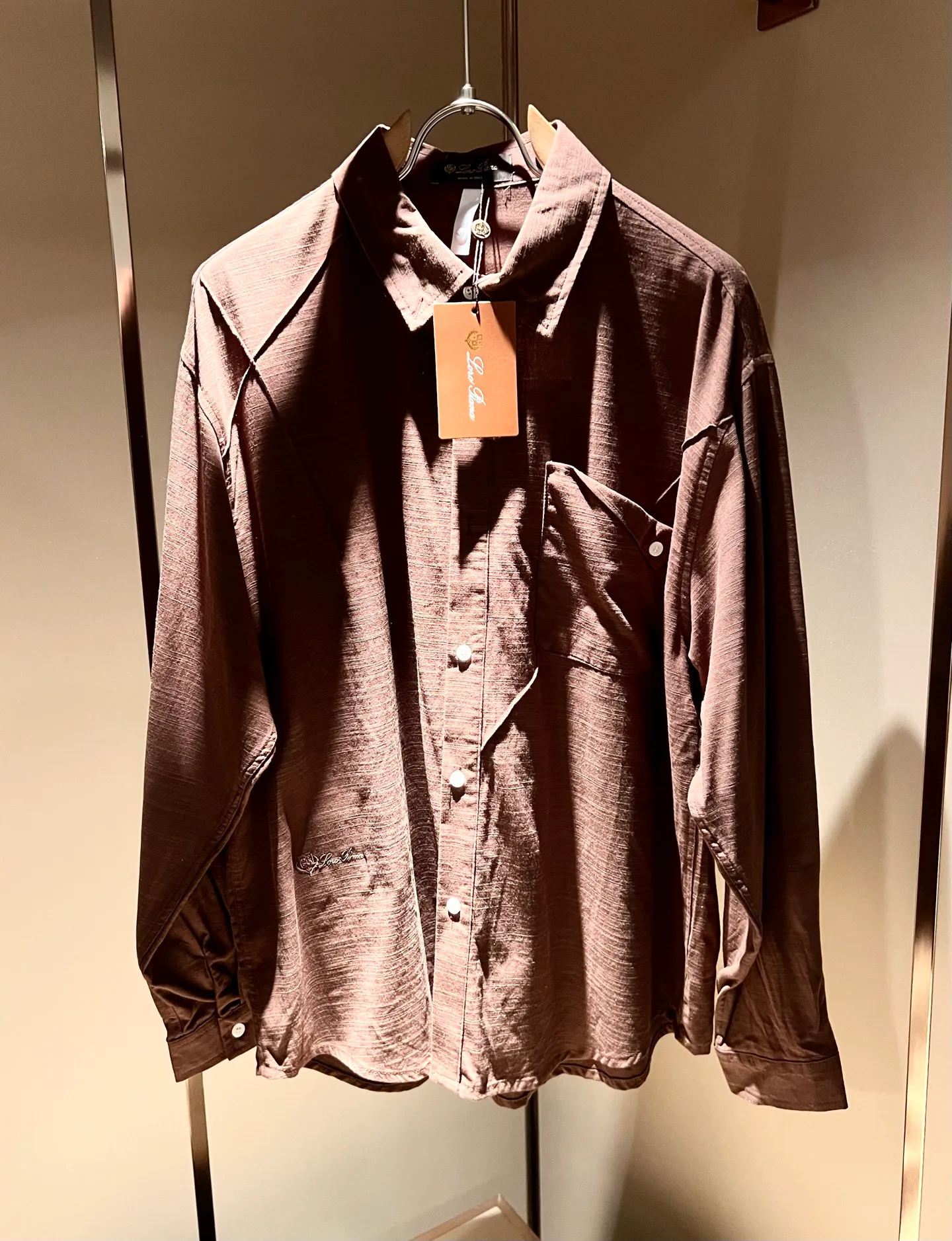 Рубашки Мужские Loro Piana 11952874