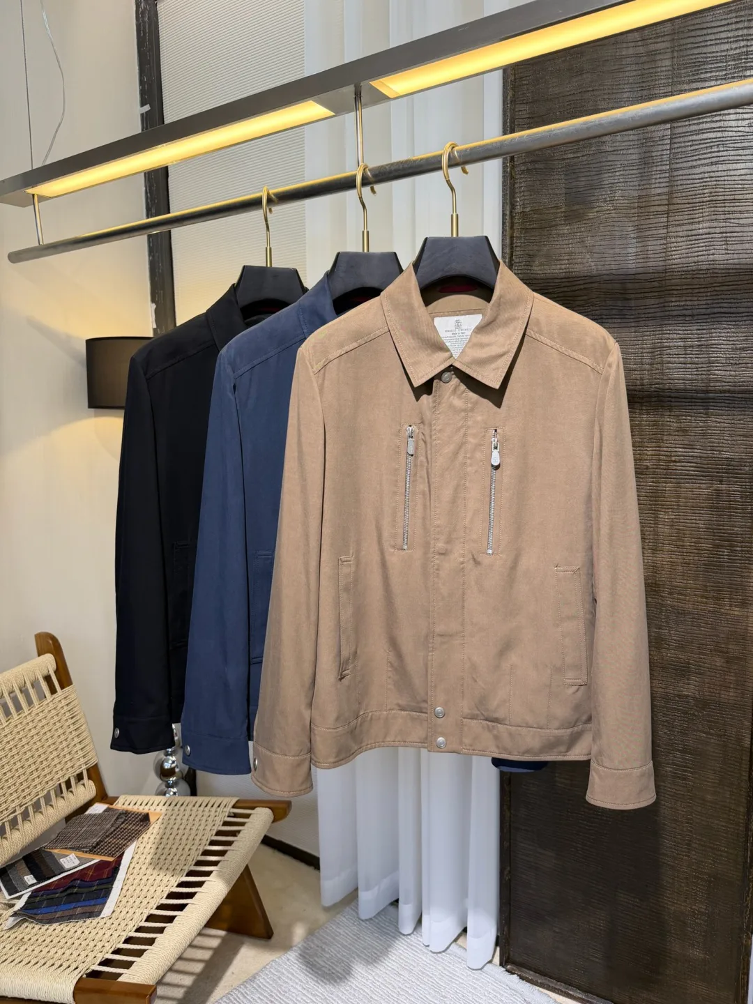 Куртки И Пуховики Мужские Brunello Cucinelli 11441417