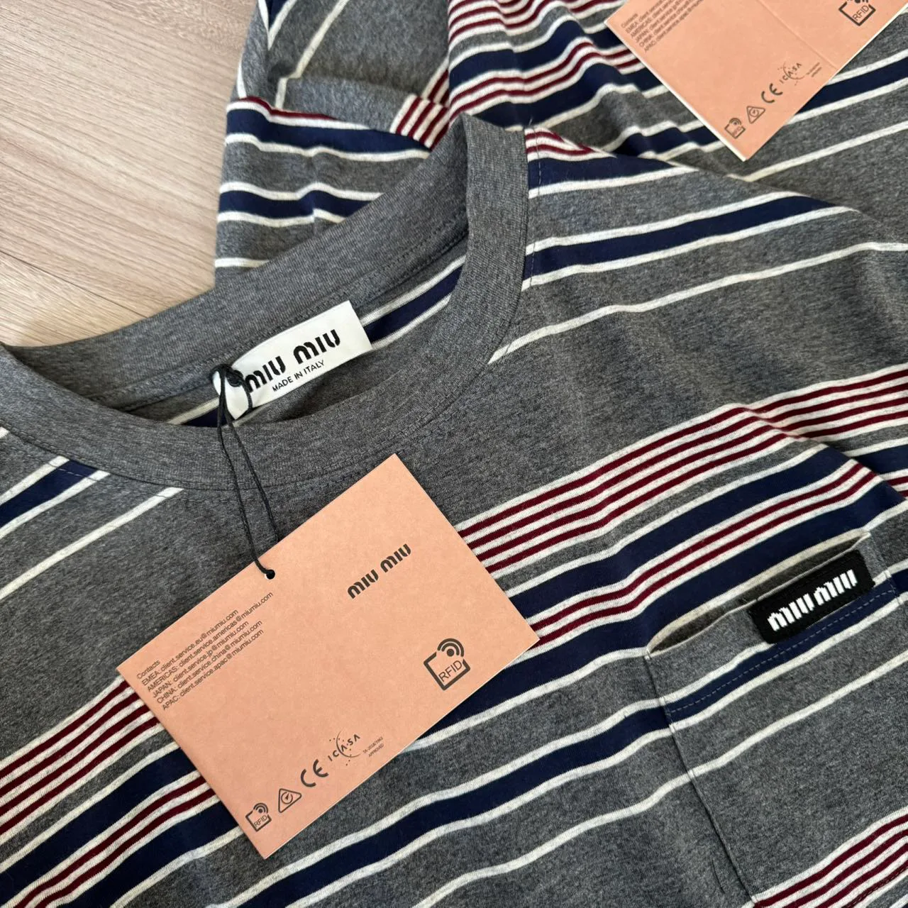 Лонгсливы Мужские Miu Miu 1267175