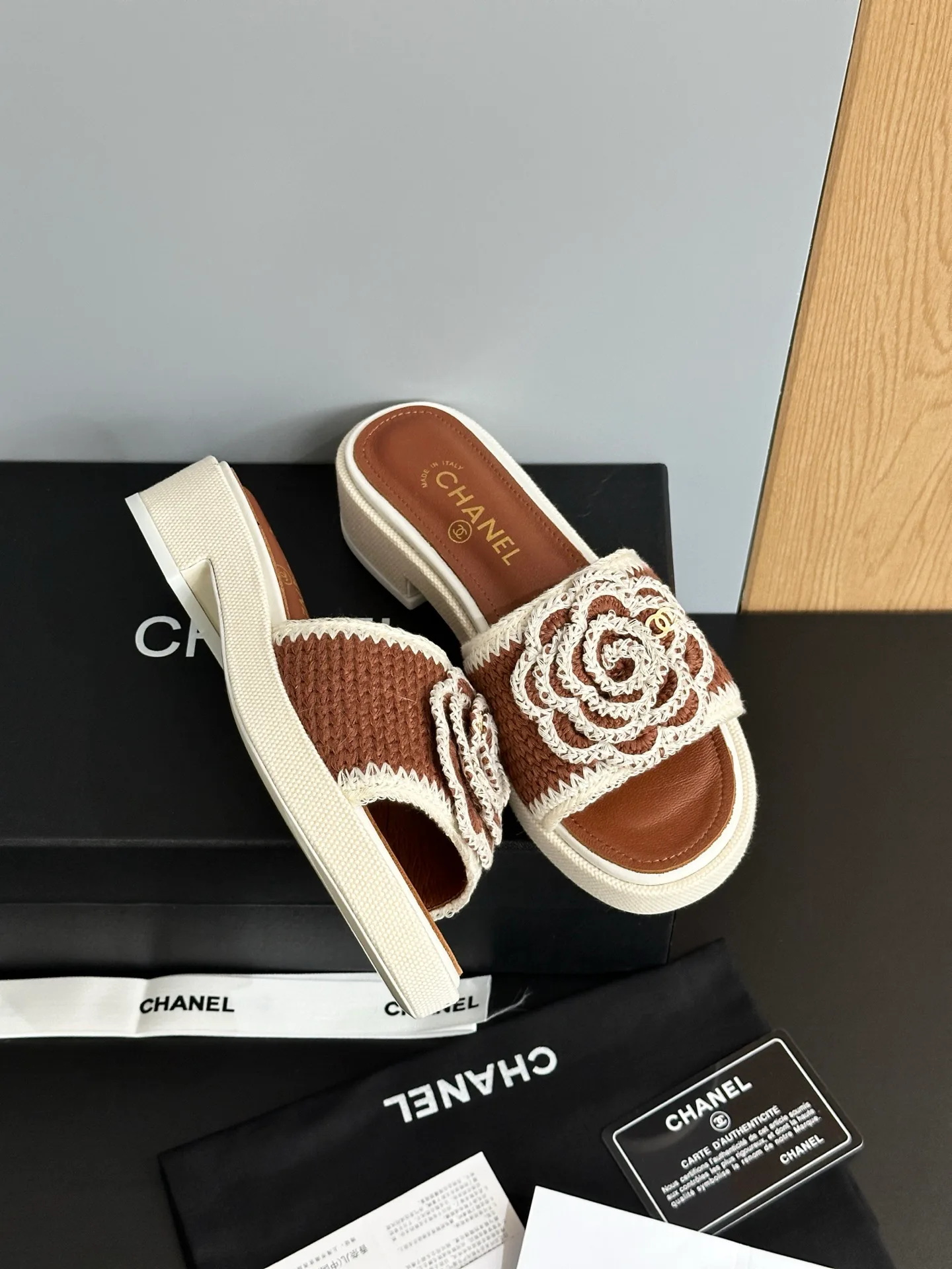 Шлепанцы Женские Chanel 492059