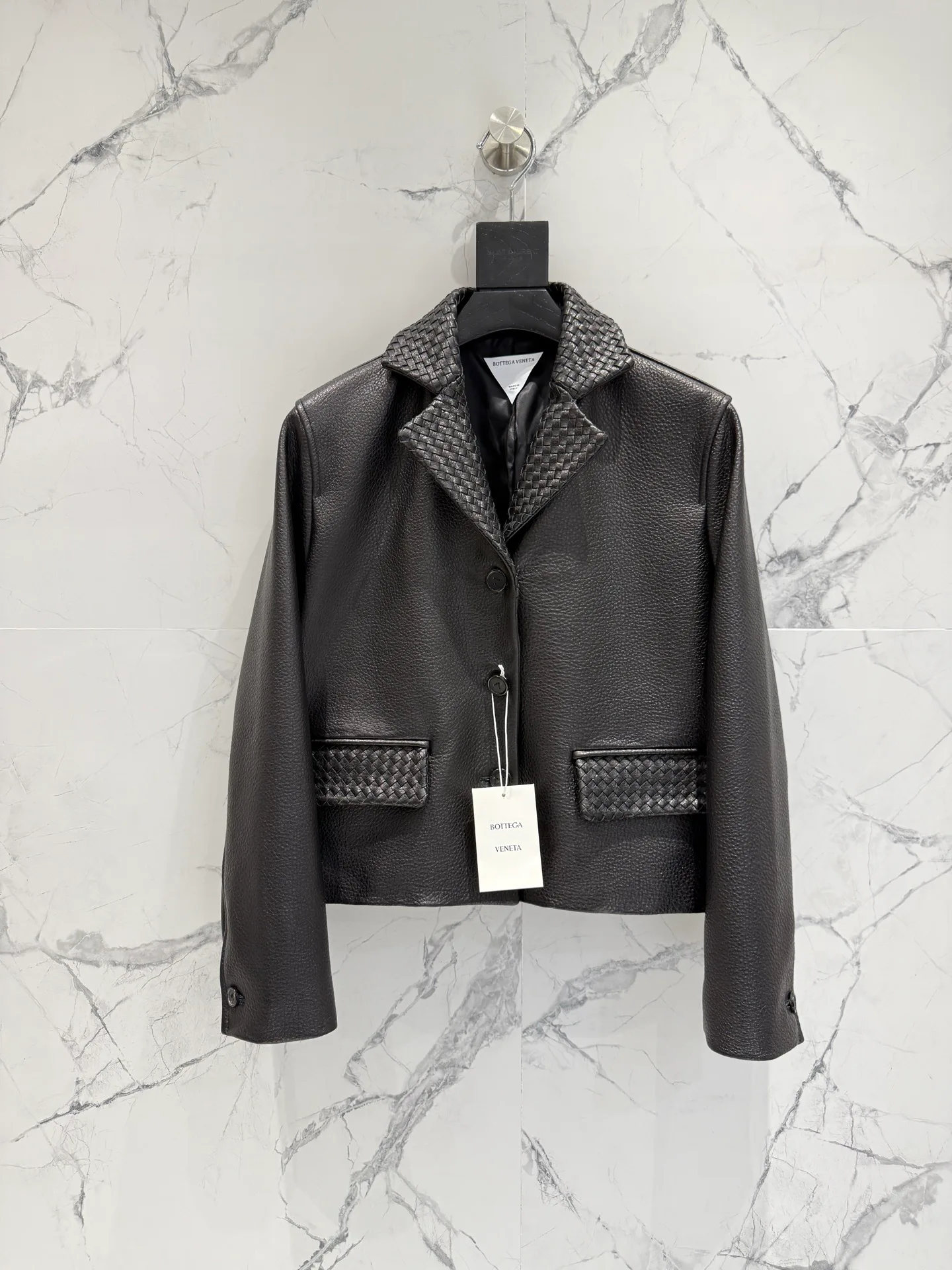 Кожаные Куртки И Дублёнки Женские Bottega Veneta 11428962