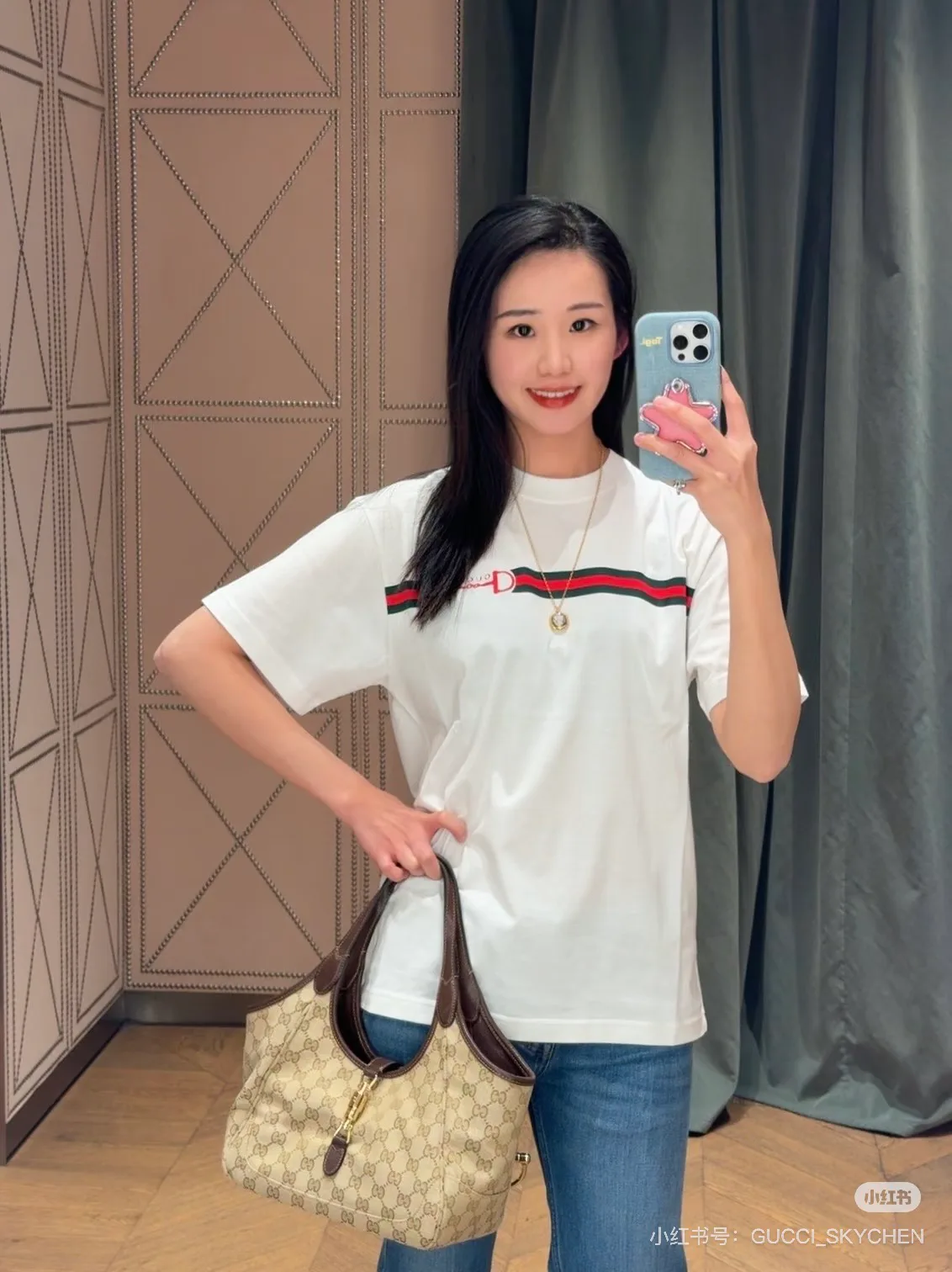 Футболки Женские Gucci 5047403