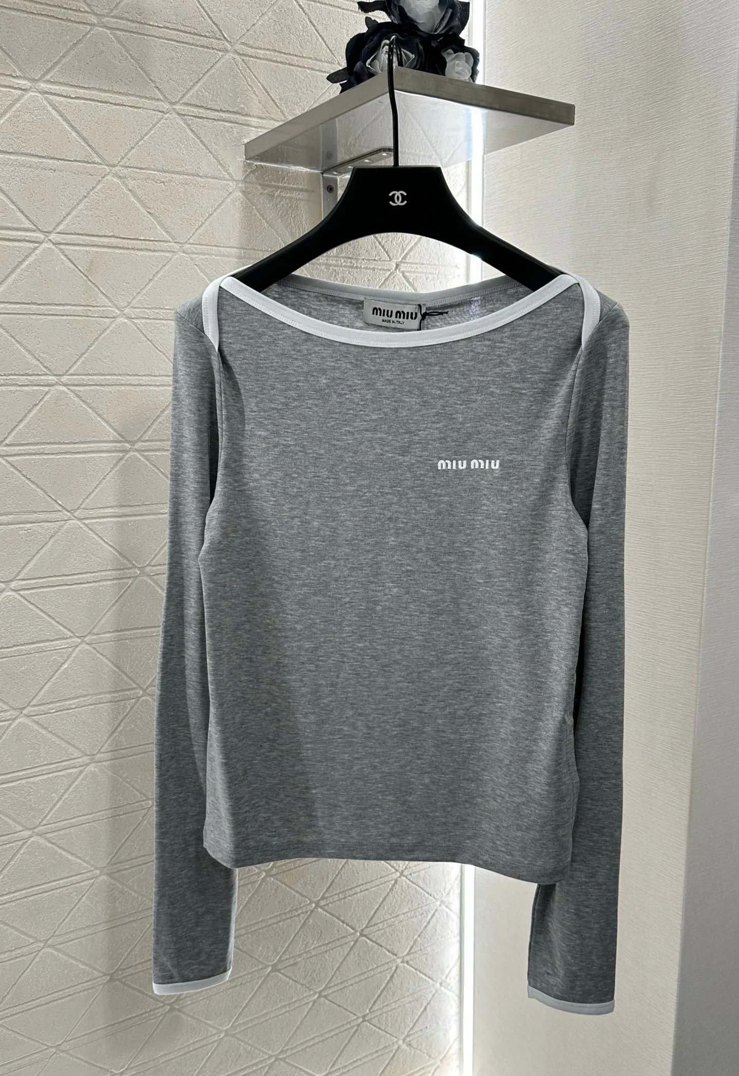 Лонгсливы Женские Miu Miu 4843385