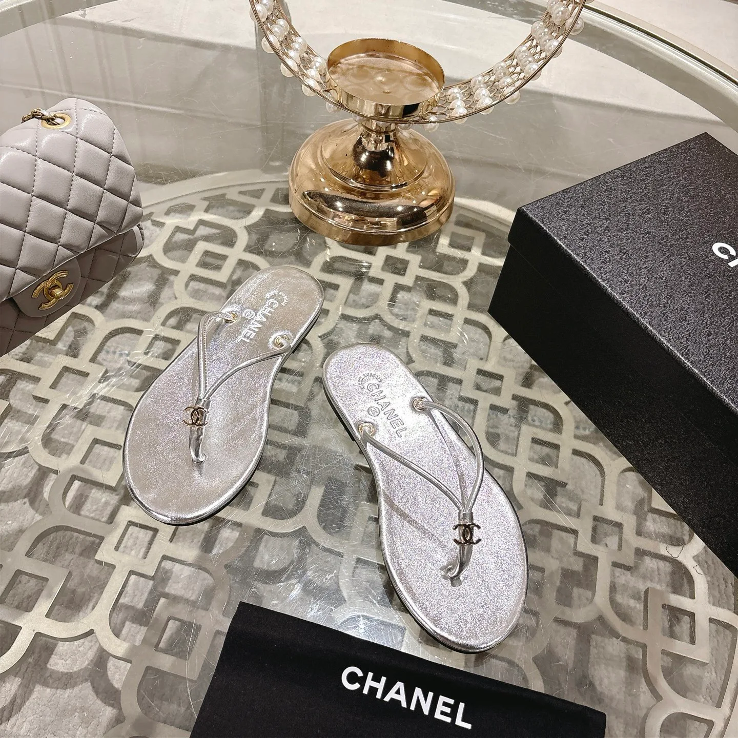 Шлепанцы Женские Chanel 11616665