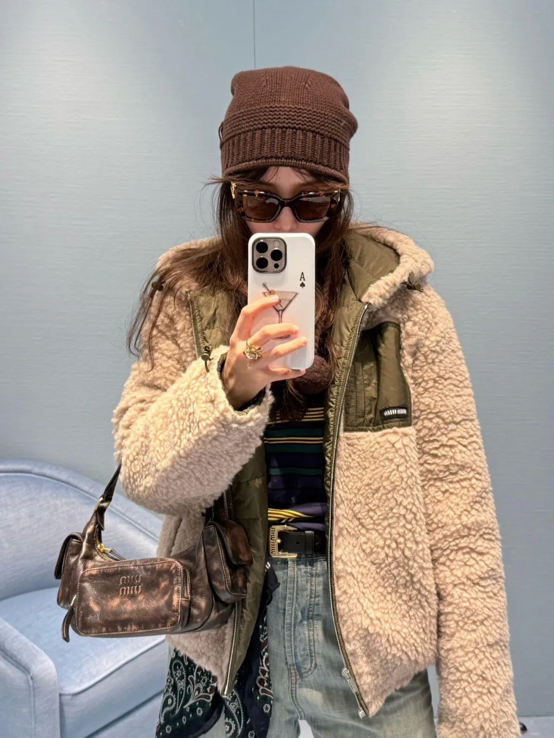 Куртки И Пуховики Женские Miu Miu 295276