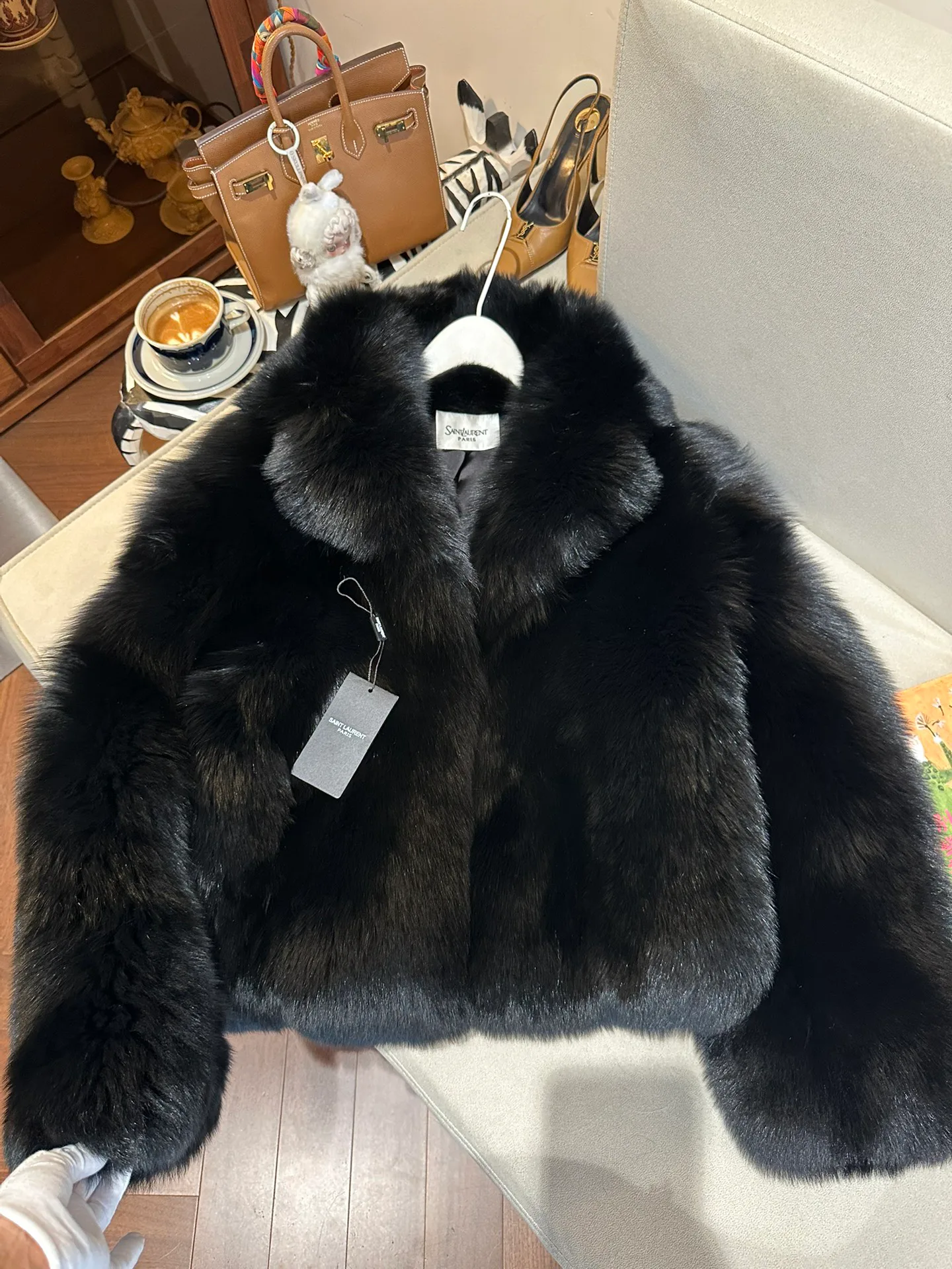 Шубы Женские Saint Laurent 18040754
