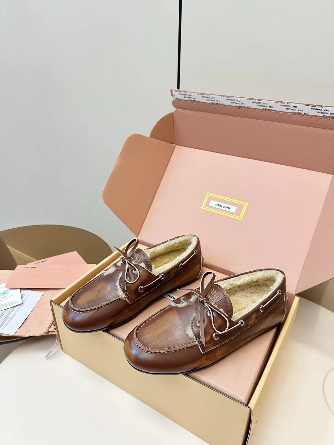 Мокасины Женские Miu Miu 327943