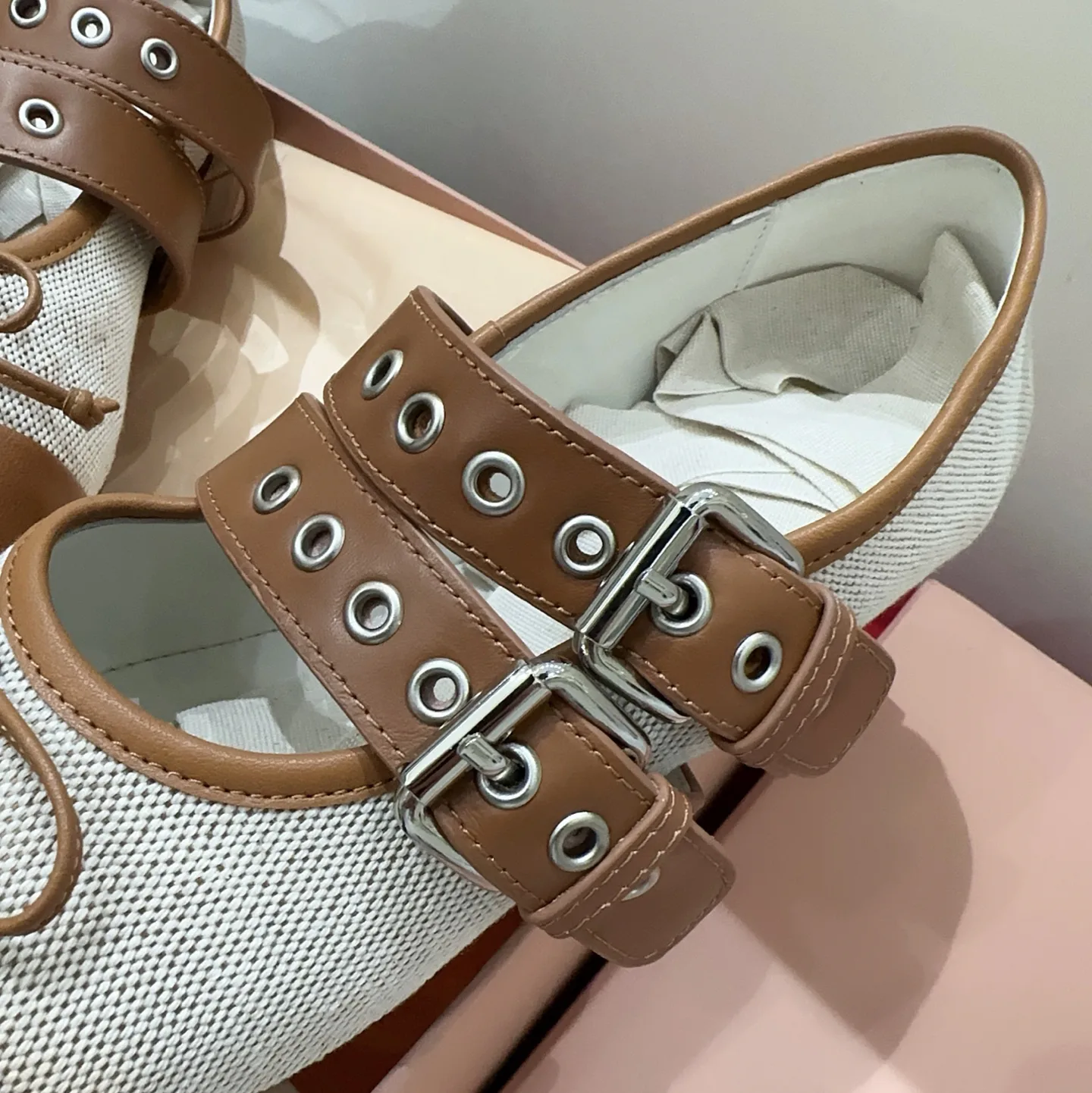 Балетки Женские Miu Miu 13453759