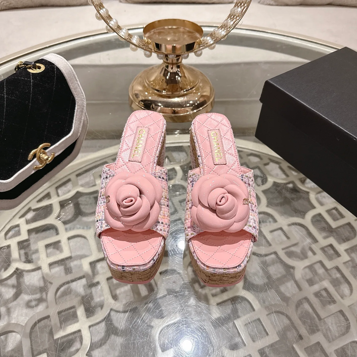 Босоножки Женские Chanel 1529104