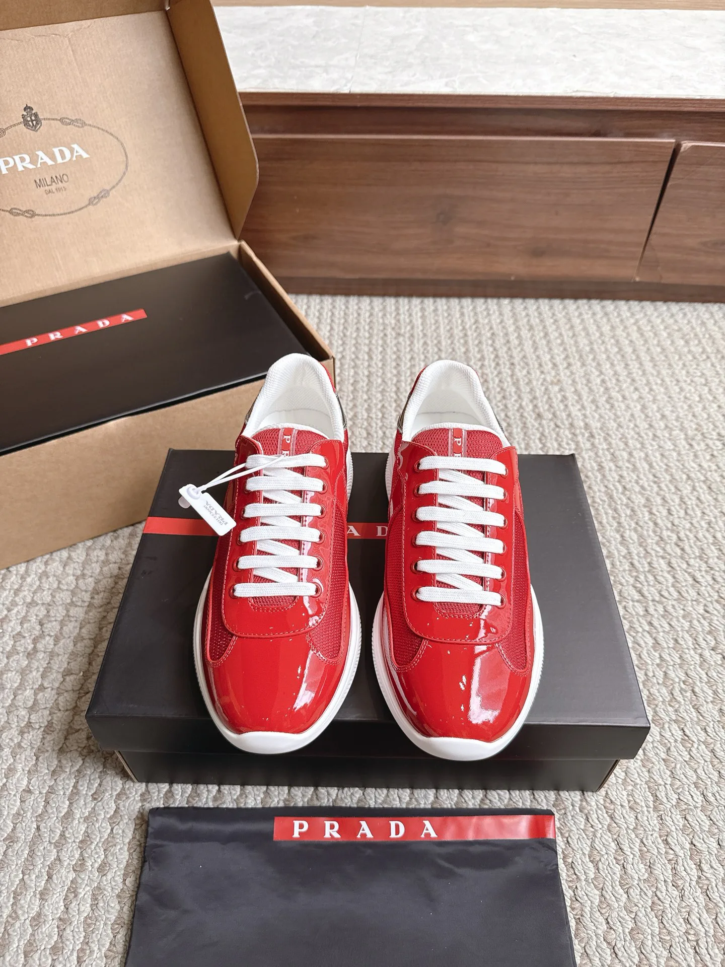 Кроссовки Женские Prada 17470451
