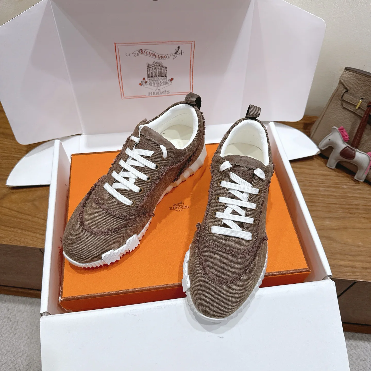 Кроссовки Женские Hermes 4214625