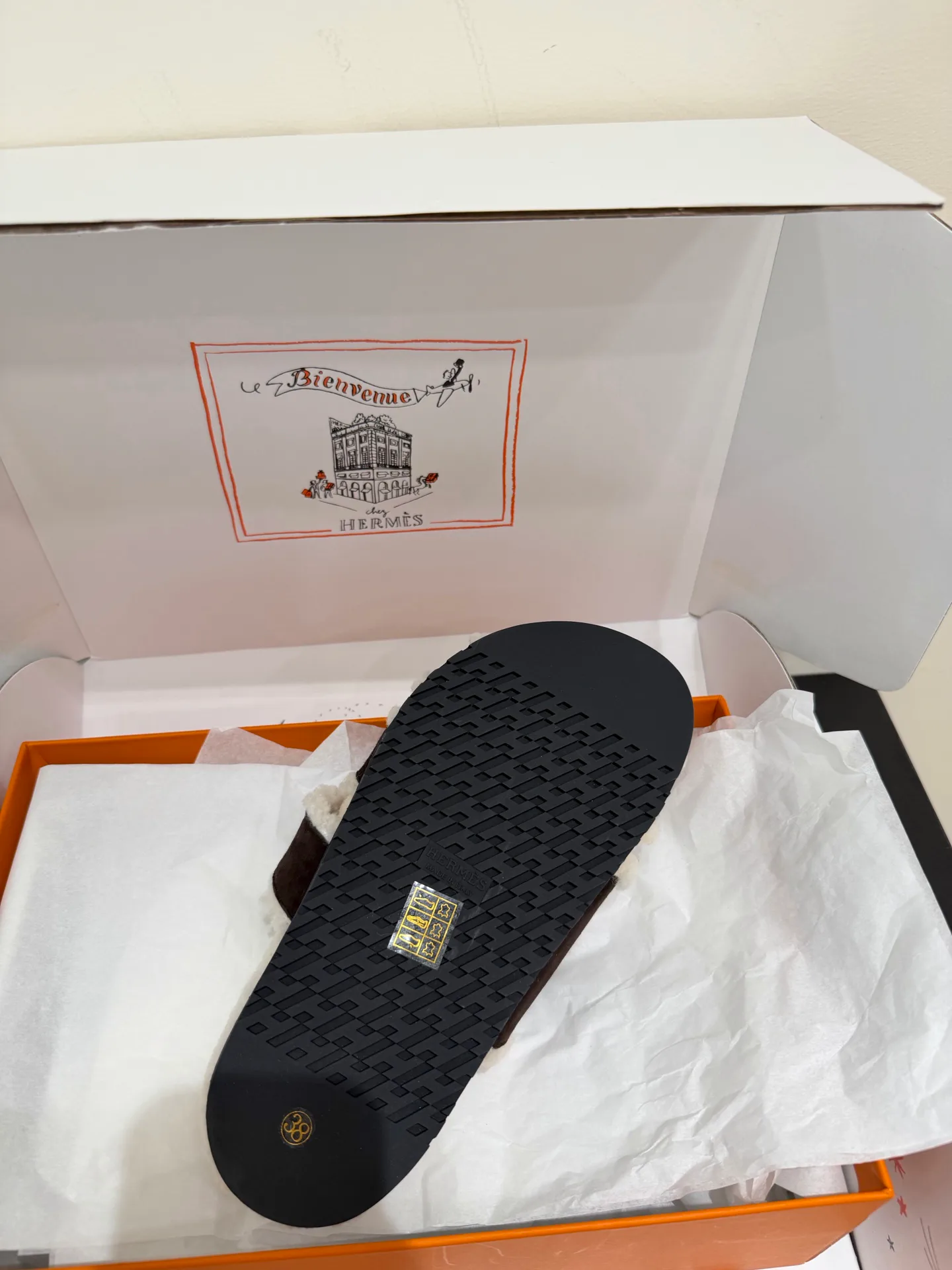 Тапочки Женские Hermes 17956528