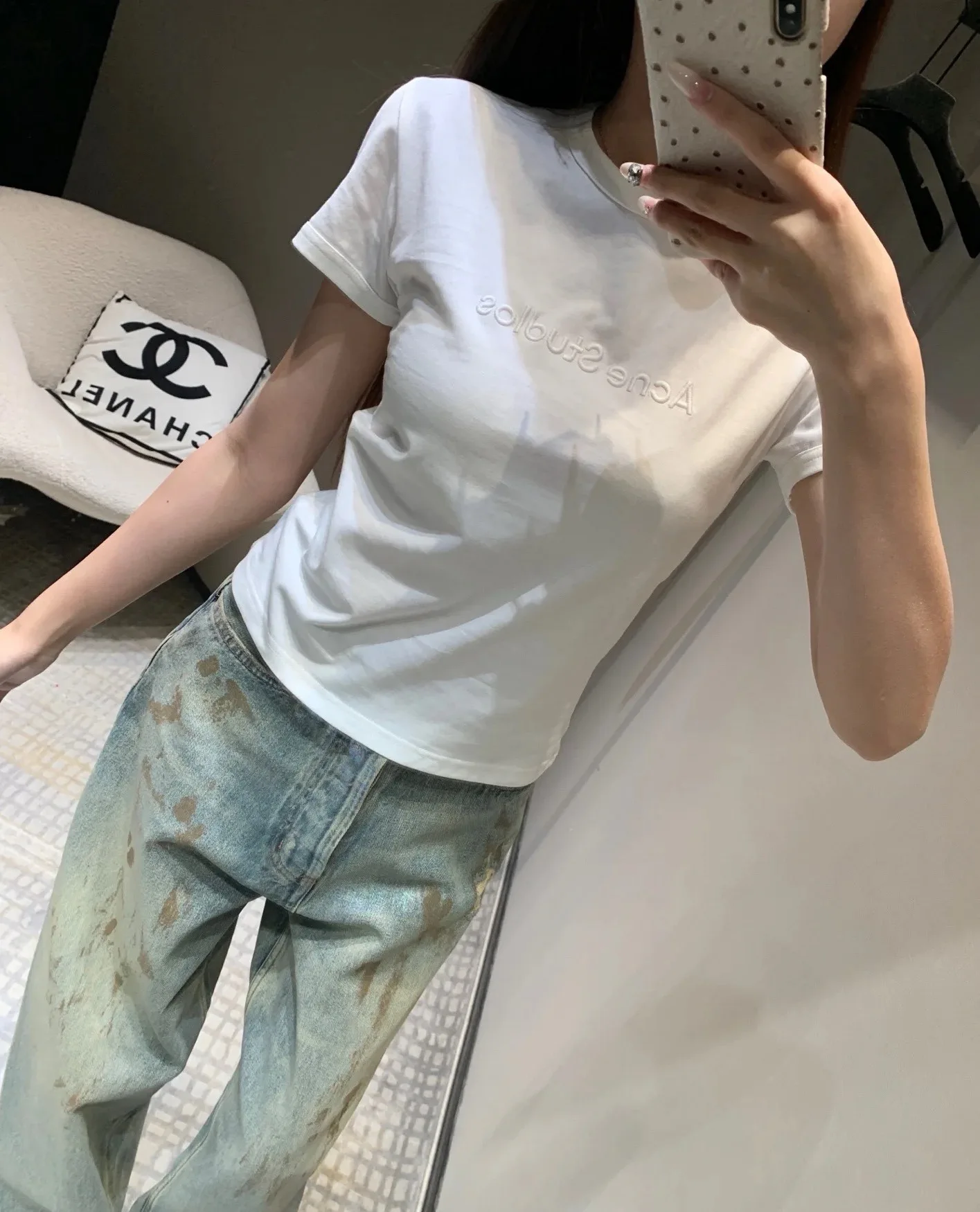Футболки Женские Acne Studios Футболки Женские Acne Studios