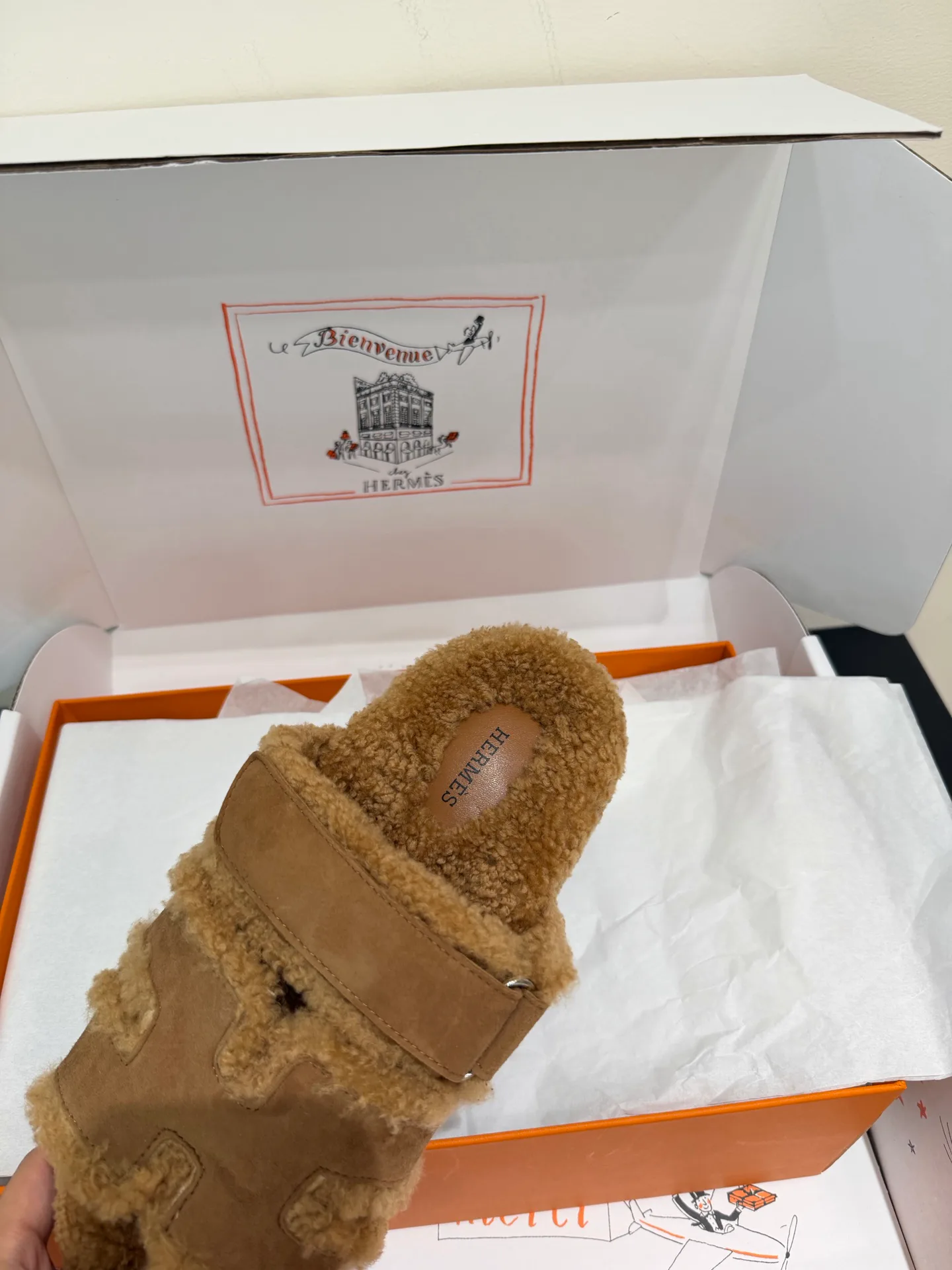 Тапочки Женские Hermes 17956514