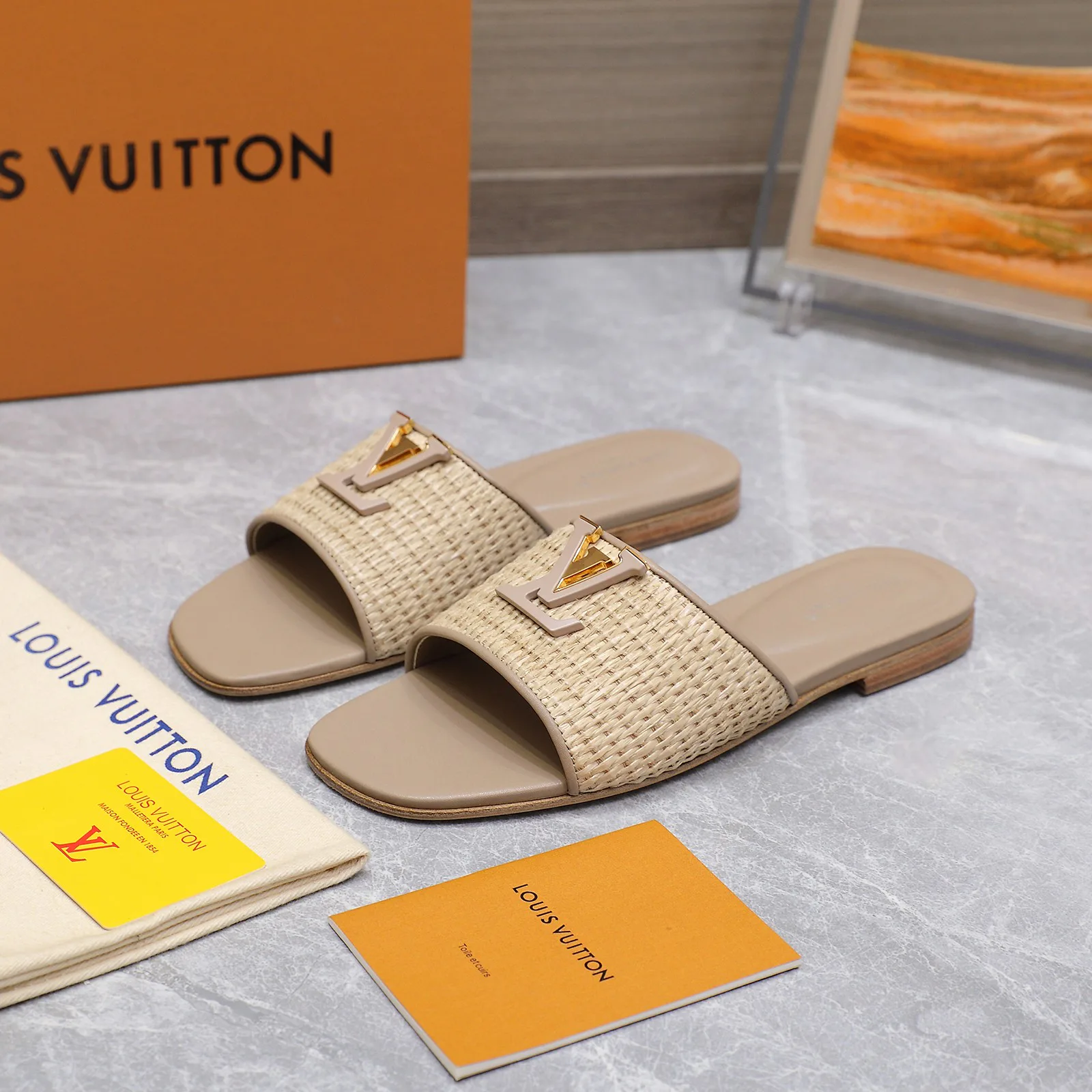 Шлепанцы Женские Louis Vuitton 491979