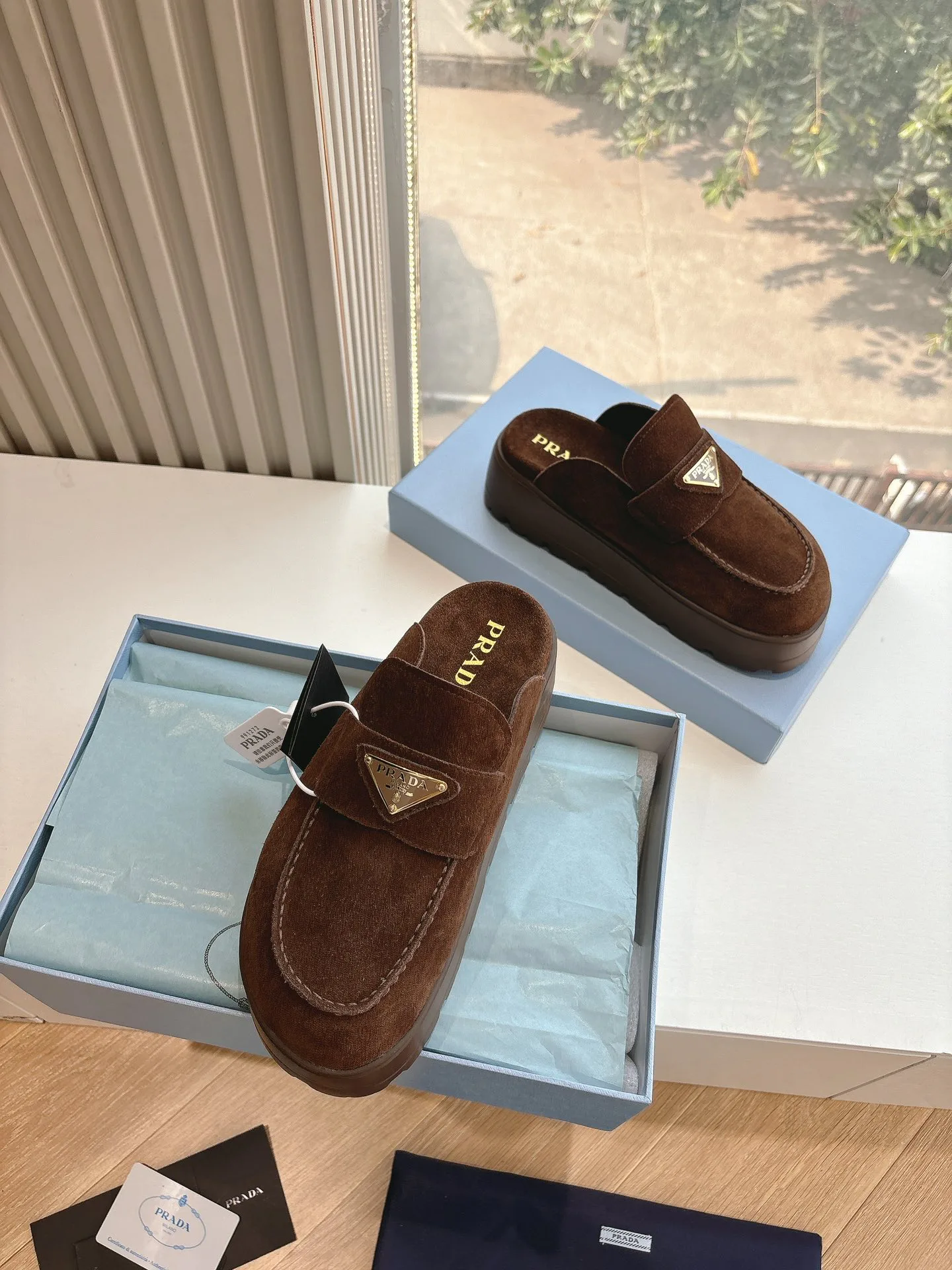 Мюли И Сабо Женские Prada 9777