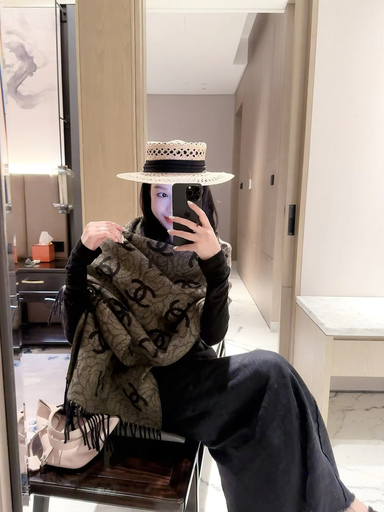 Шарфы Chanel 18003029