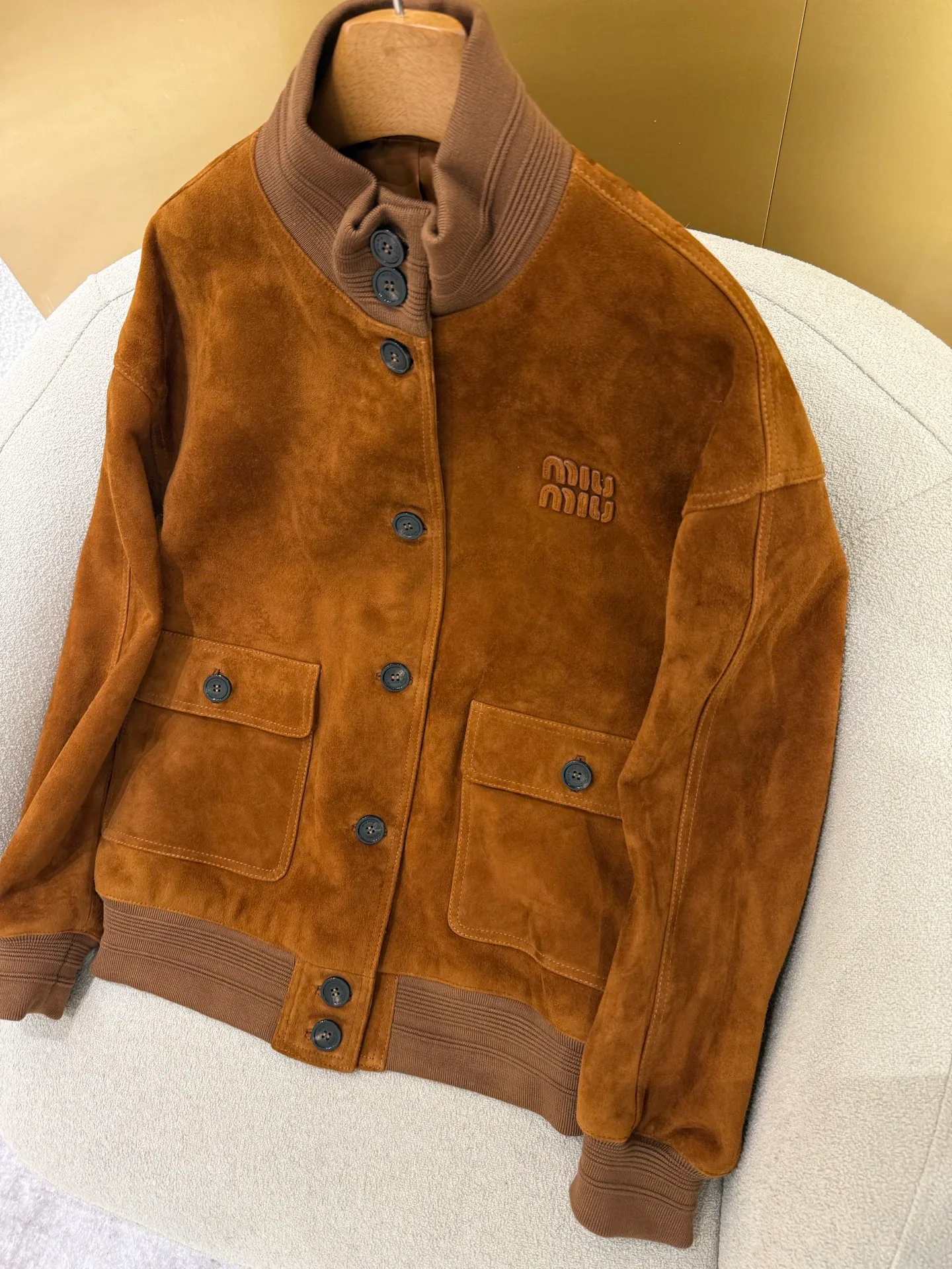 Кожаные Куртки И Дублёнки Женские Miu Miu 11164850