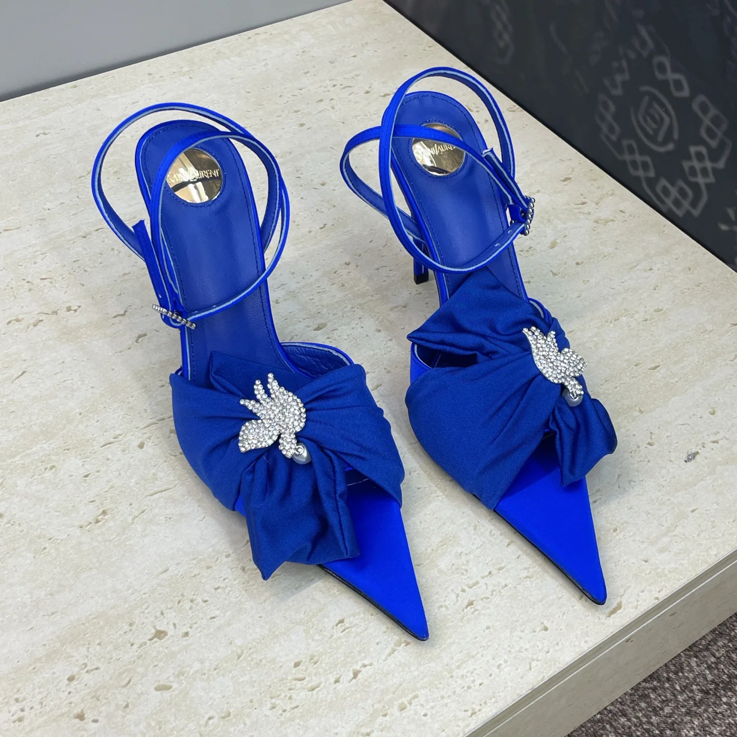 Босоножки Женские Saint Laurent 3009073