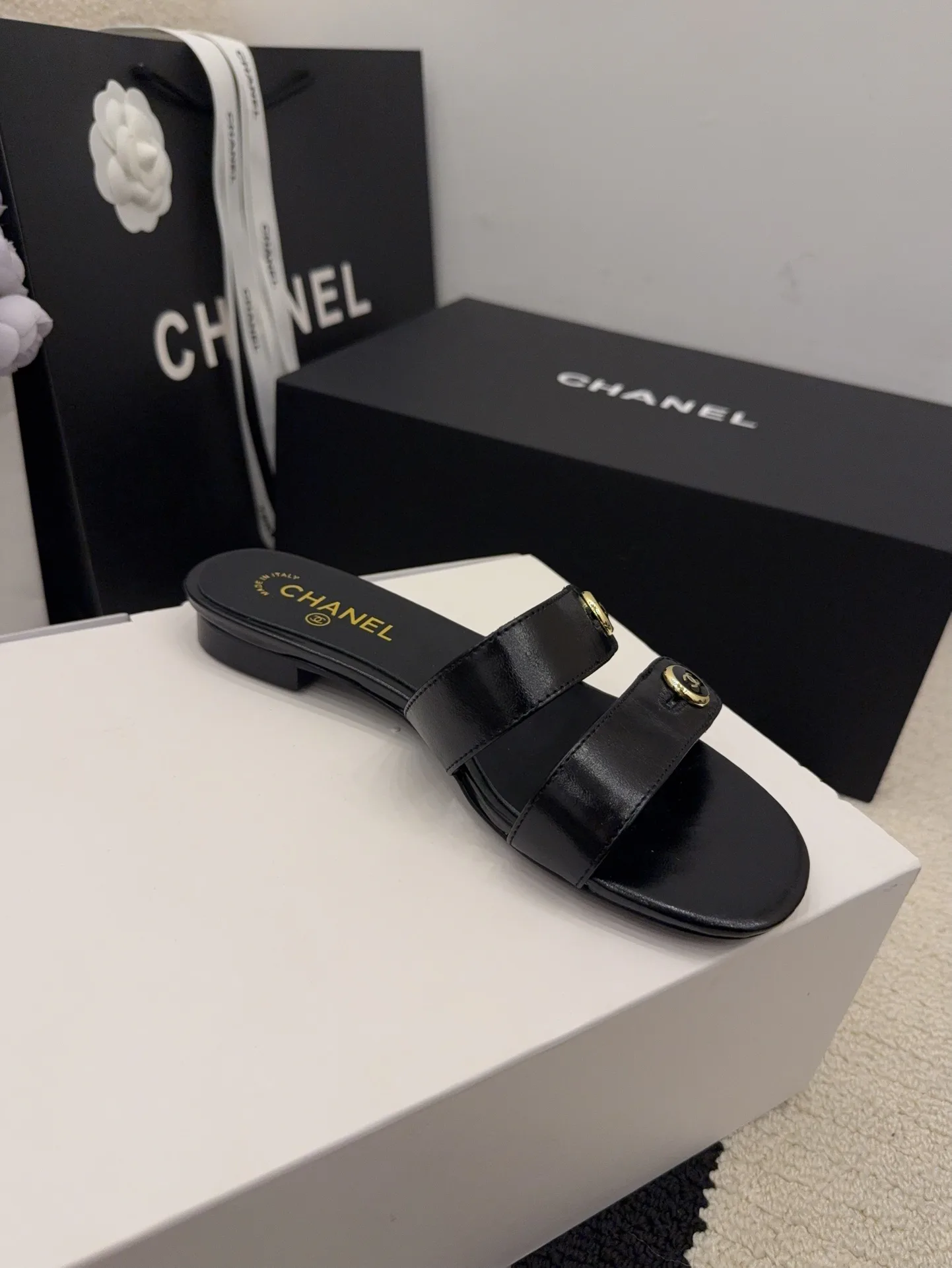 Шлепанцы Женские Chanel 403249