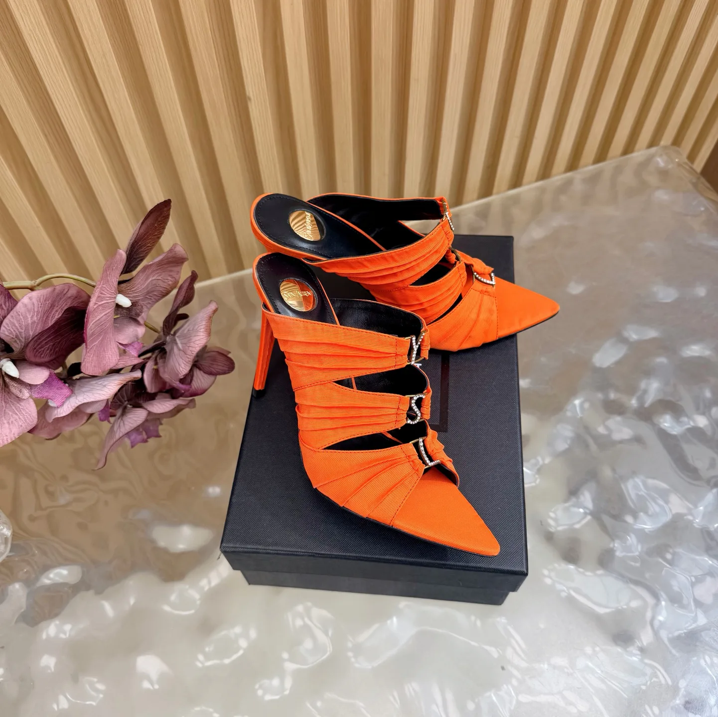 Балетки Женские Saint Laurent 10996534