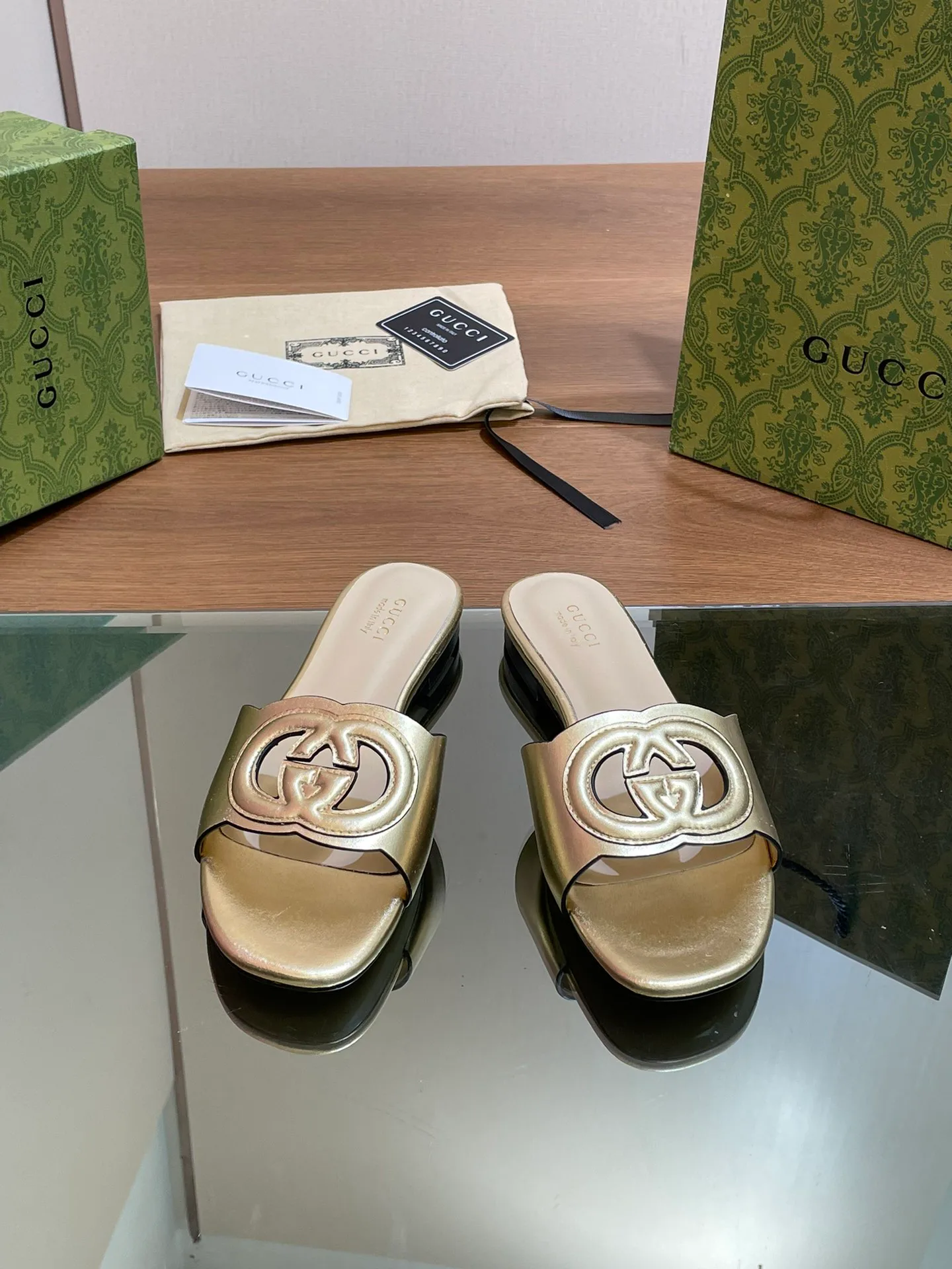 Шлепанцы Женские Gucci 34955