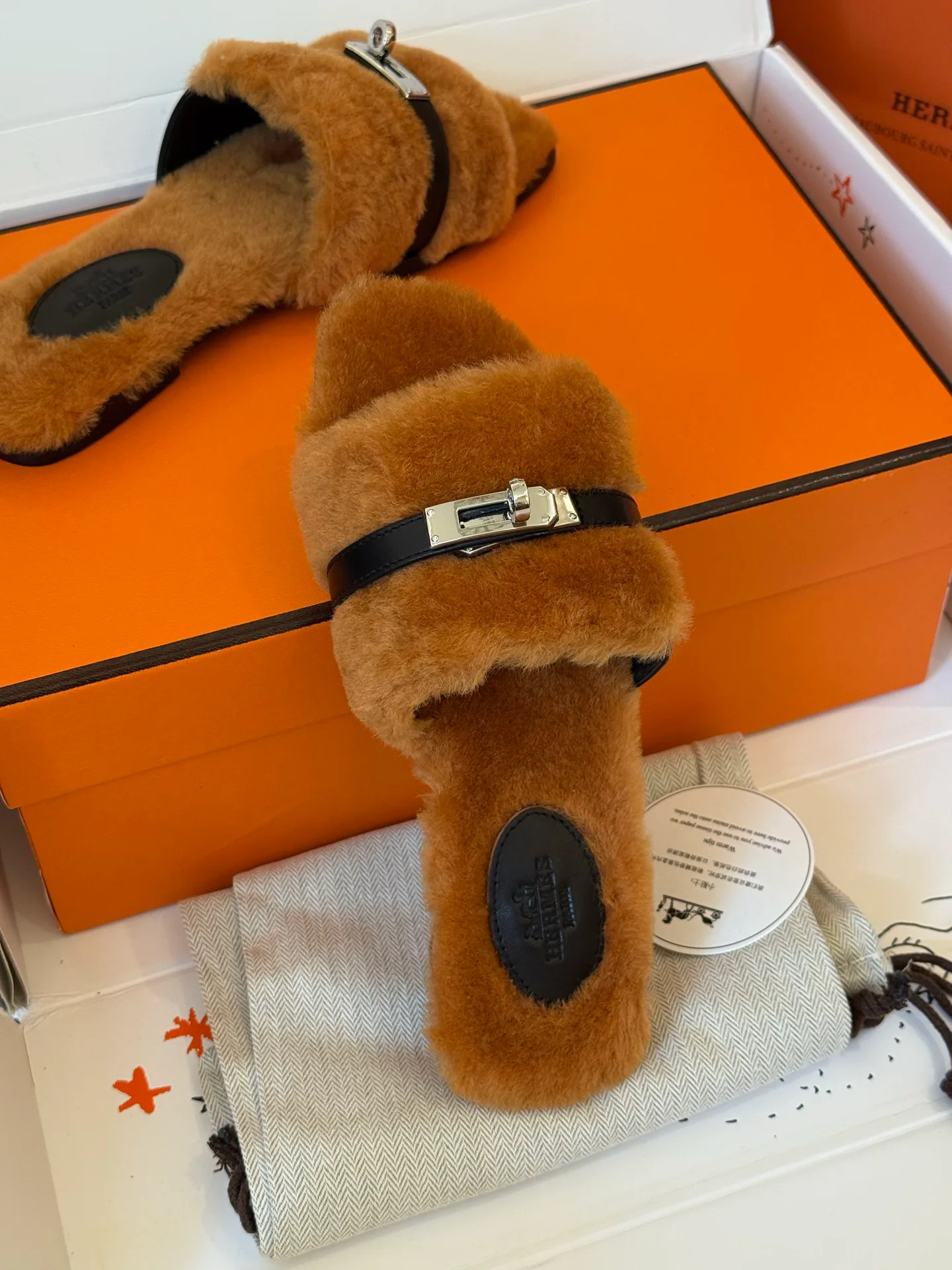 Тапочки Женские Hermes 60663