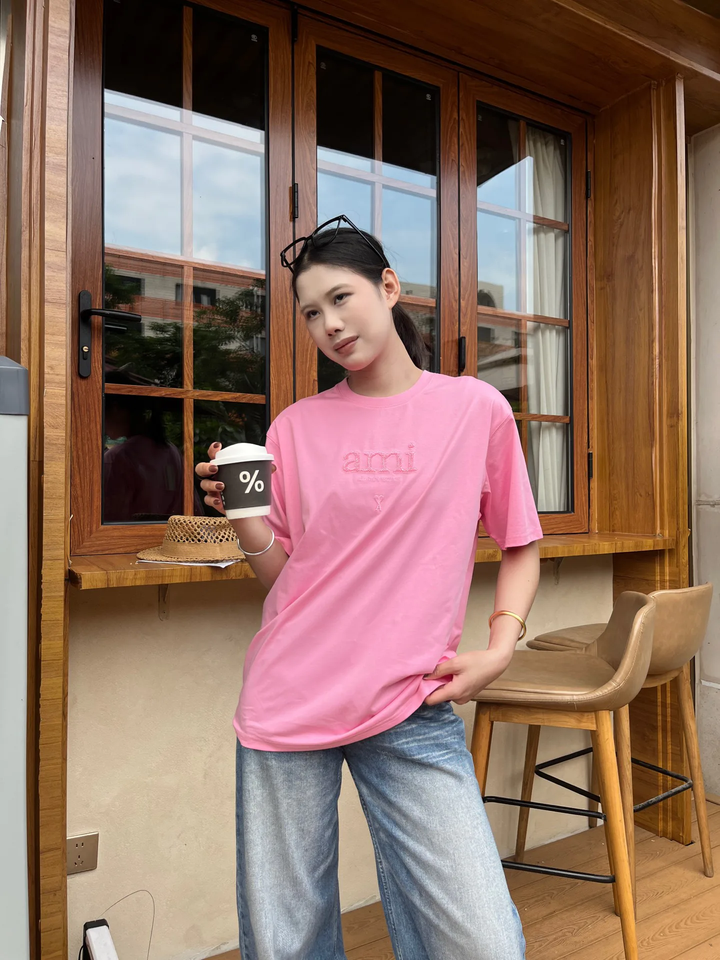 Футболки Женские Ami Paris 13405187