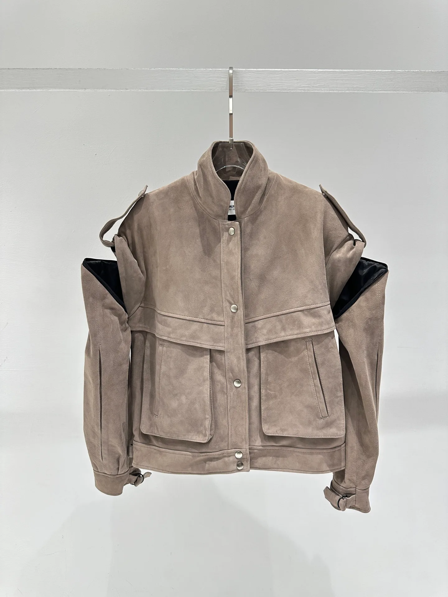 Кожаные Куртки И Дублёнки Женские Saint Laurent 11598156