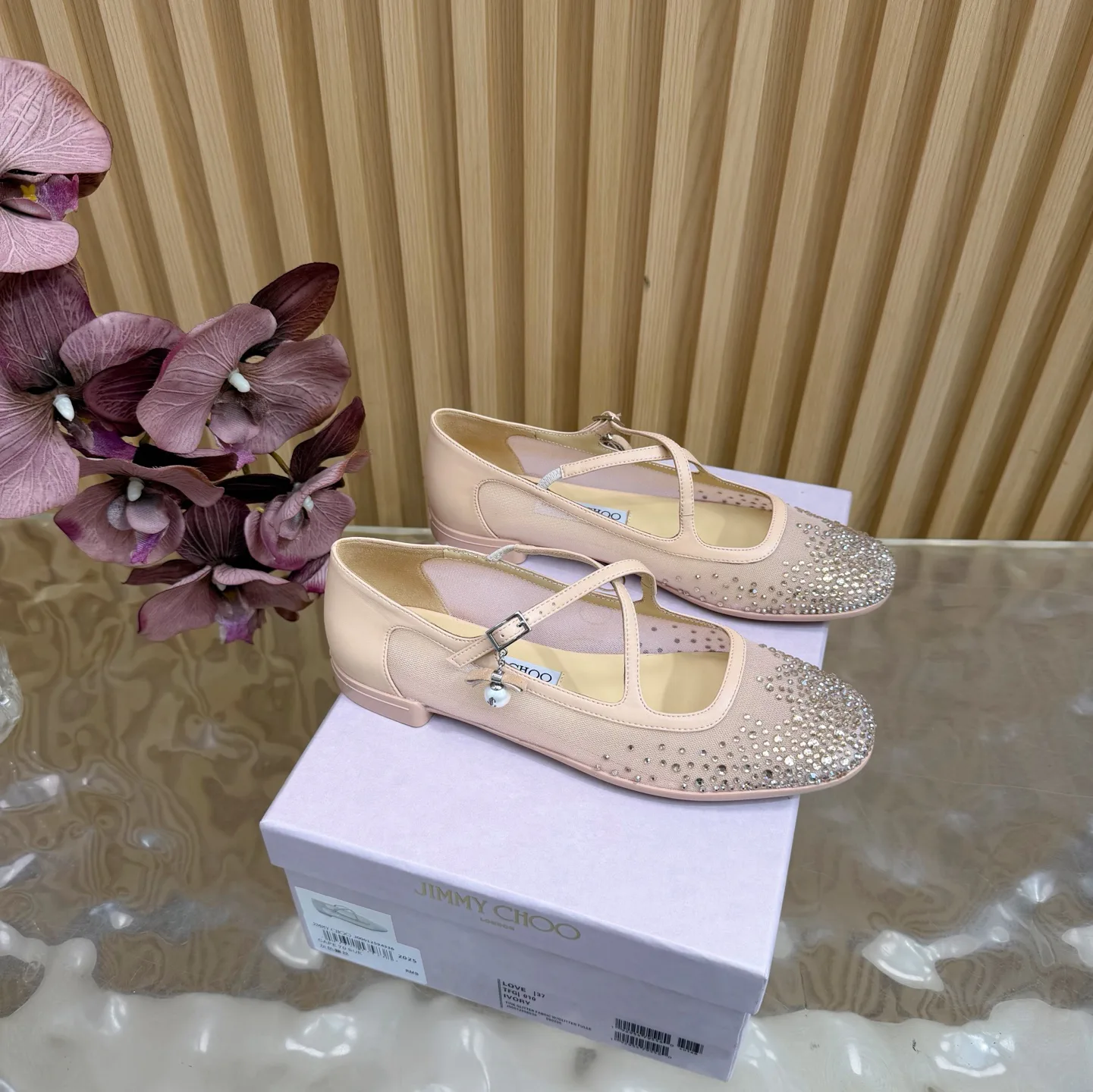 Балетки Женские Jimmy Choo 679388