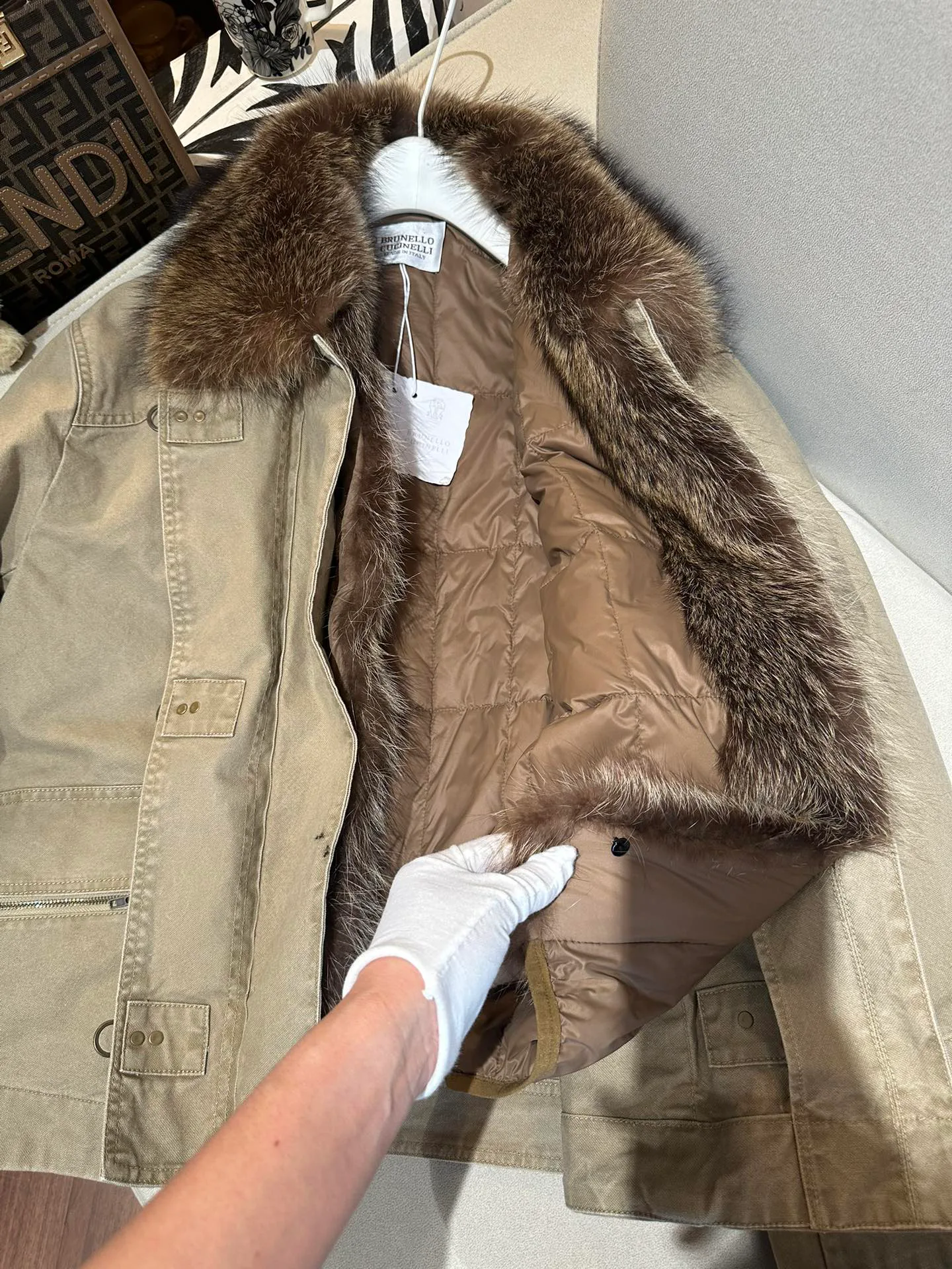 Куртки И Пуховики Женские Brunello Cucinelli 384606