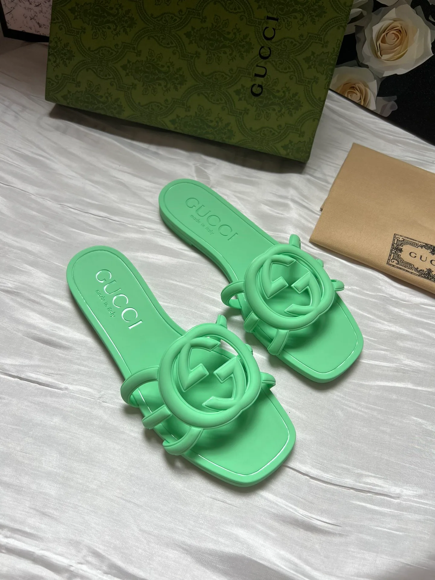 Шлепанцы Женские Gucci 16813