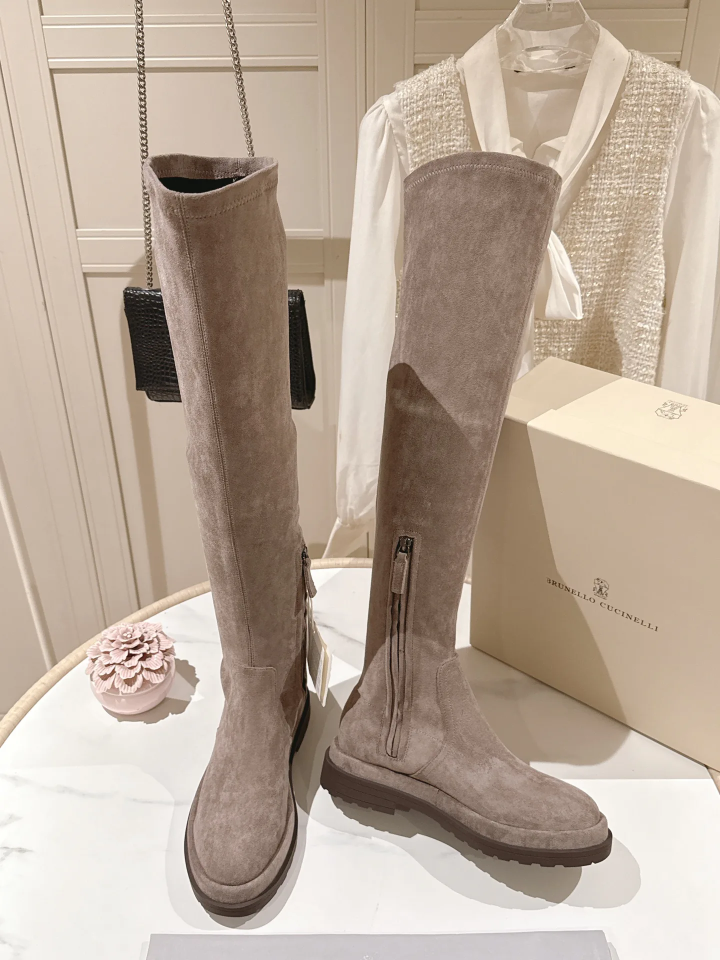 Сапоги Женские Brunello Cucinelli 18217314