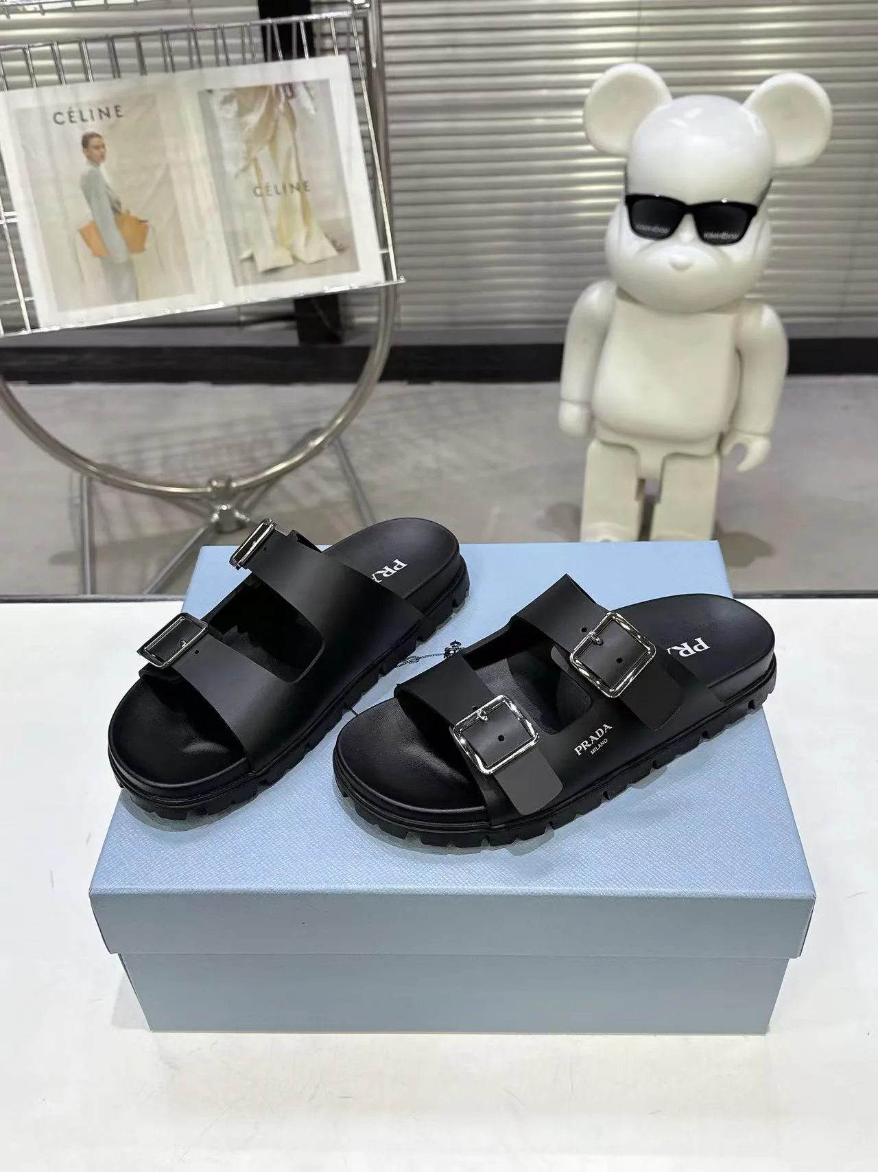 Шлепанцы Женские Prada 10270244
