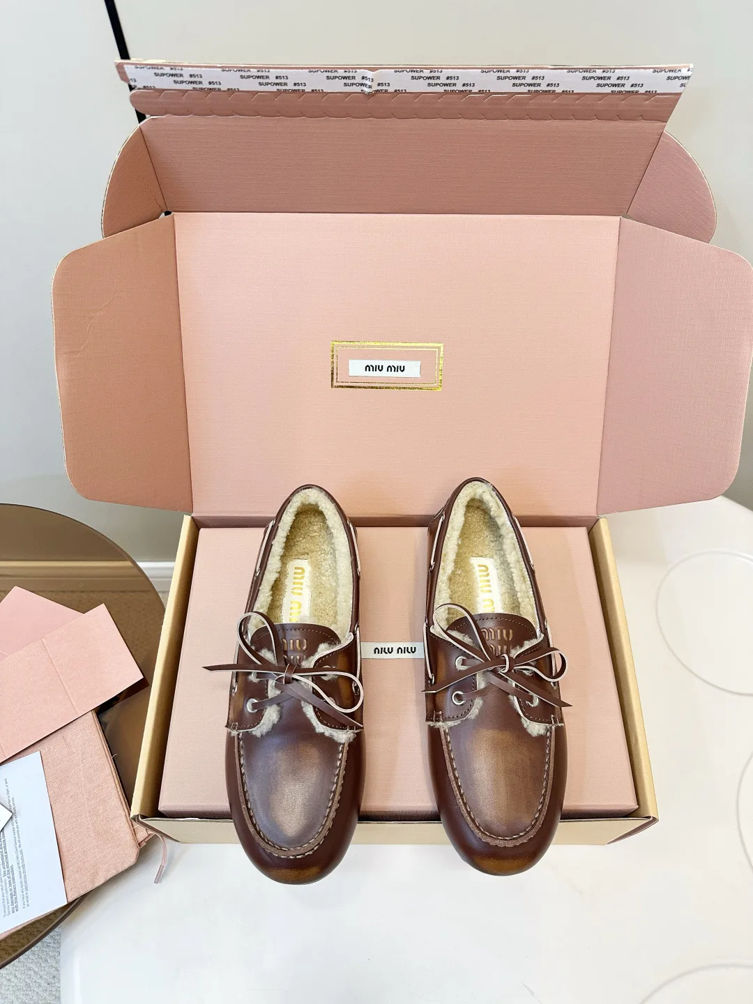 Мокасины Женские Miu Miu 327943