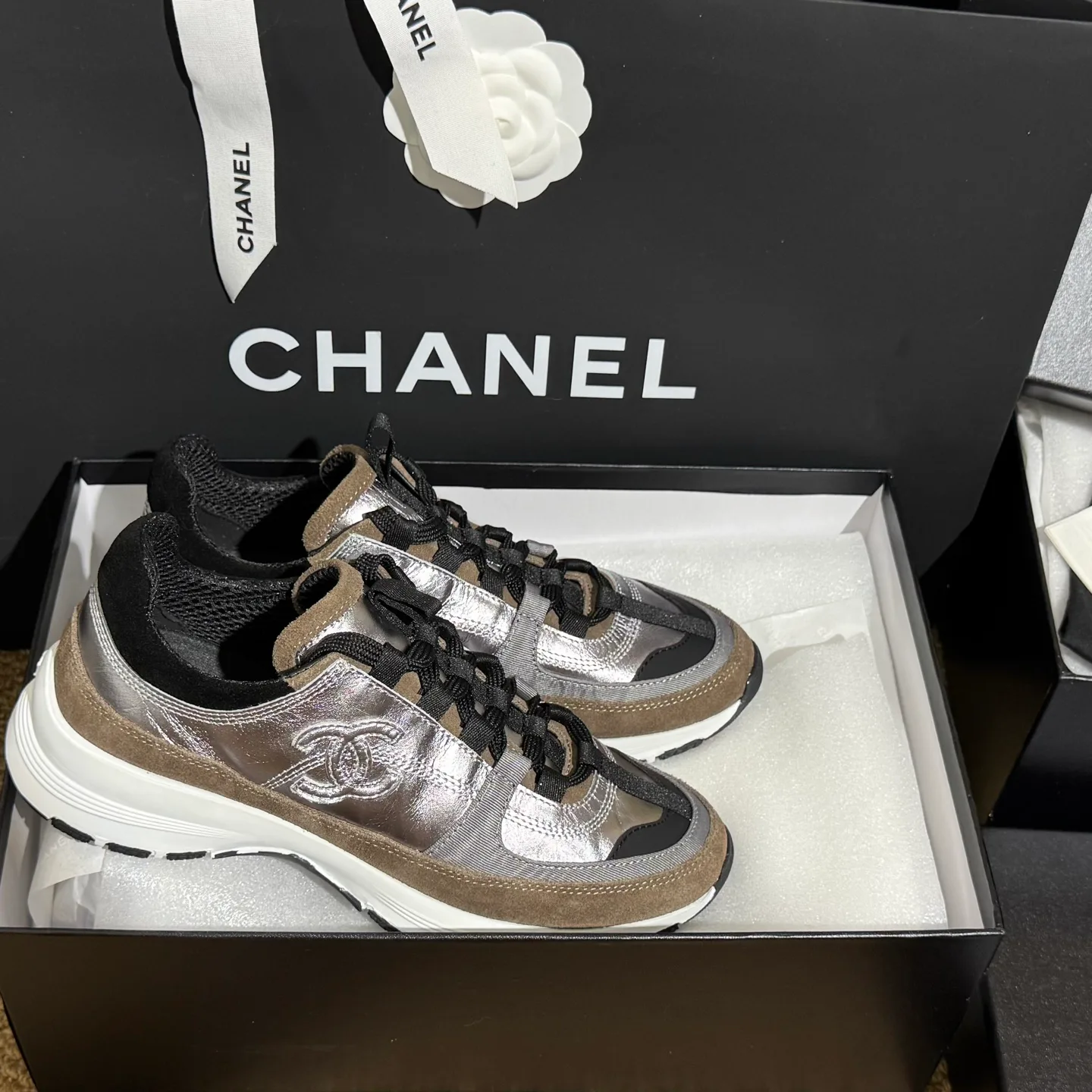 Кроссовки Женские Chanel 1769829