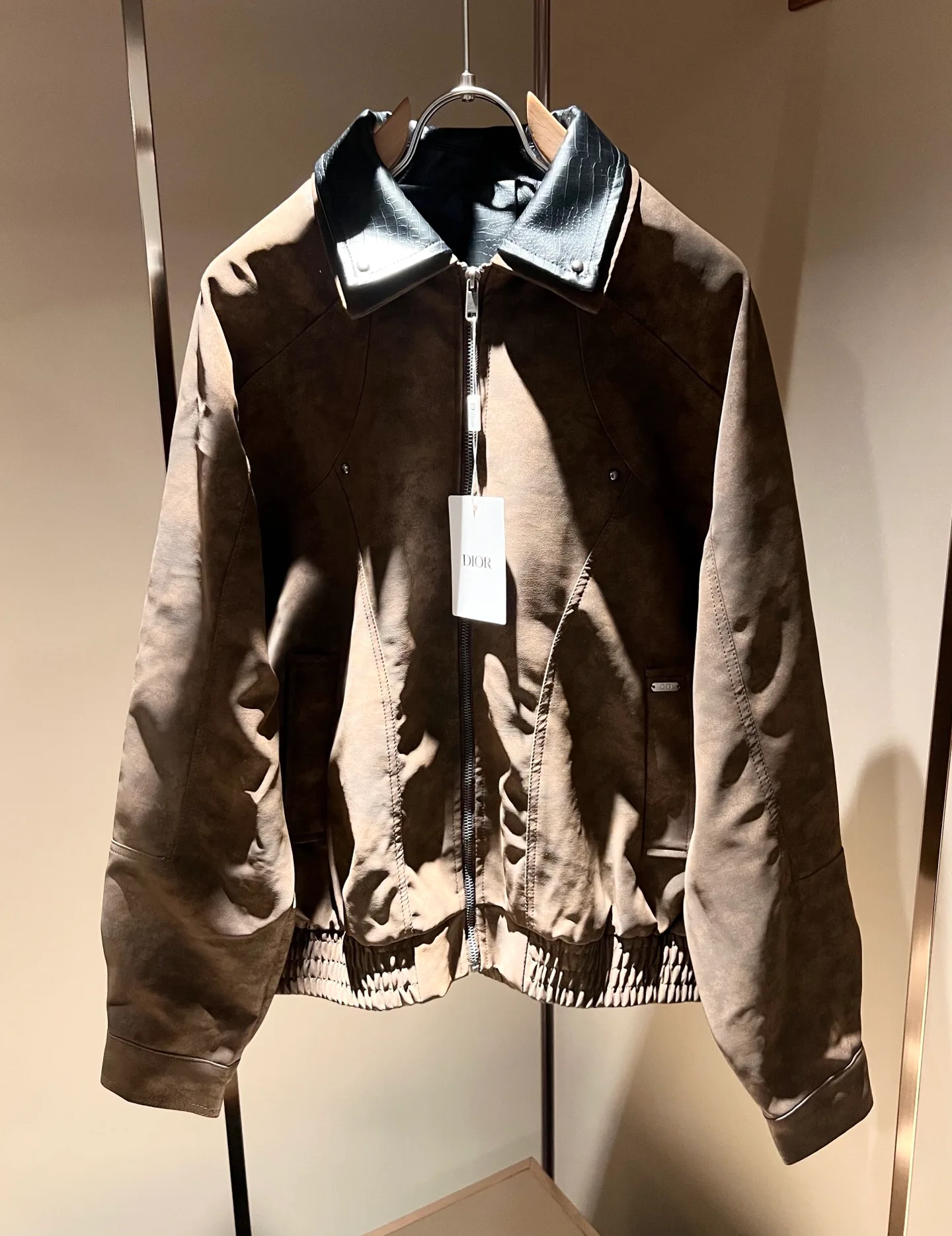 Кожаные Куртки И Дублёнки Мужские Christian Dior 1012328