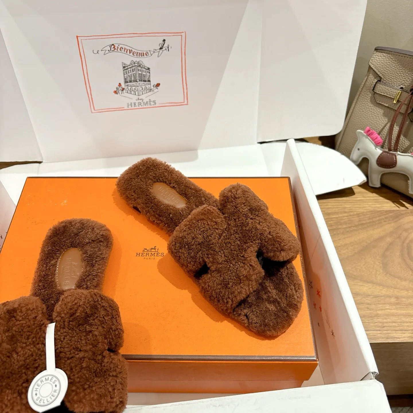 Тапочки Женские Hermes 4500896