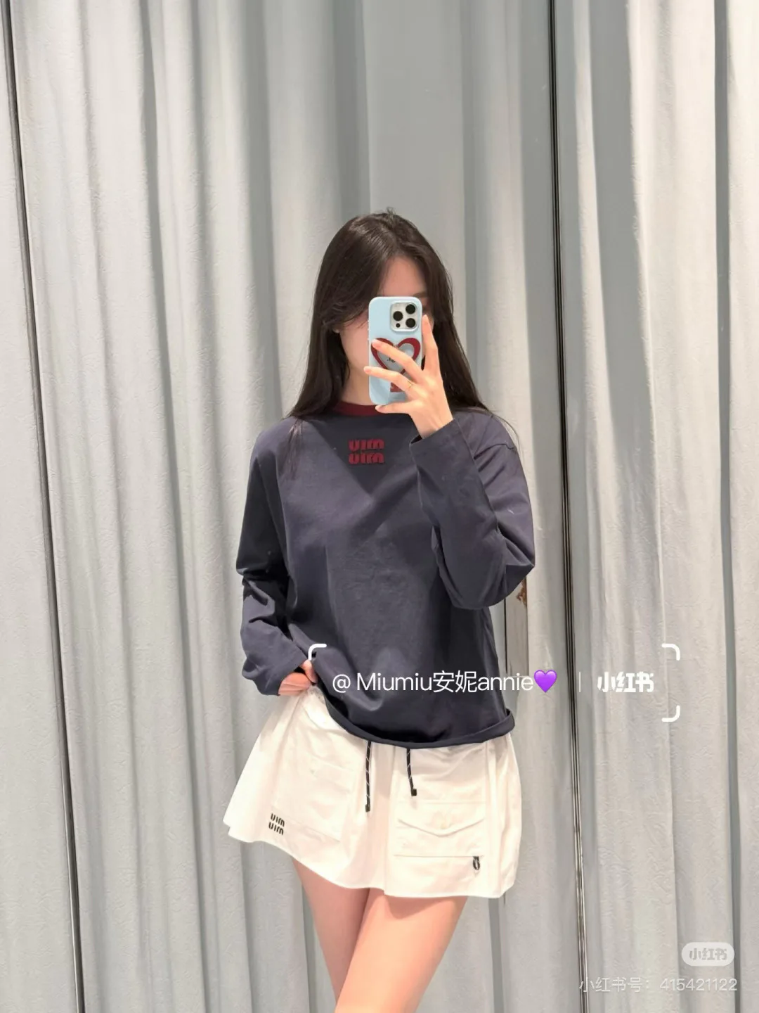 Лонгсливы Женские Miu Miu 4336497