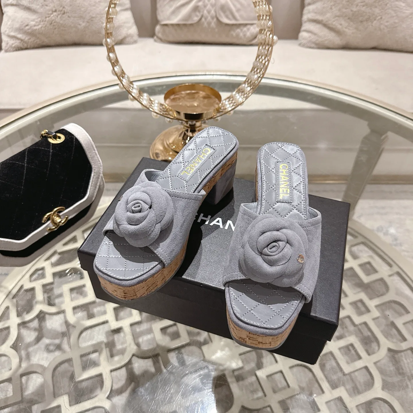 Босоножки Женские Chanel 1529111