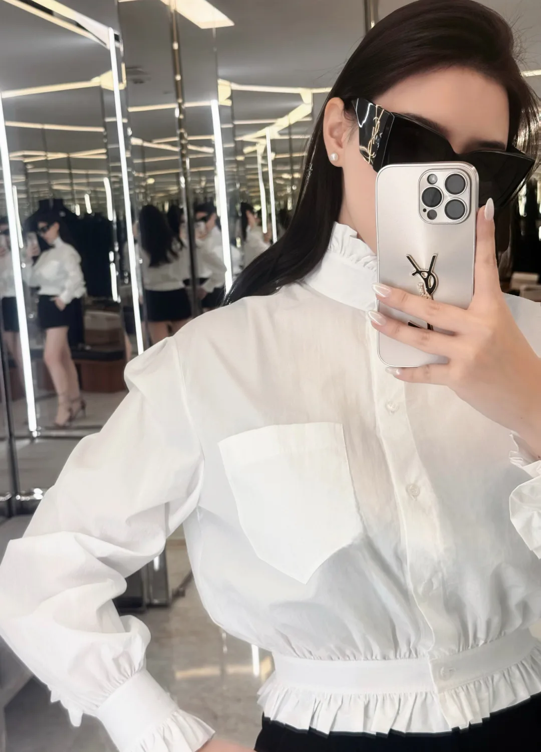 Рубашки Женские Saint Laurent 16936605