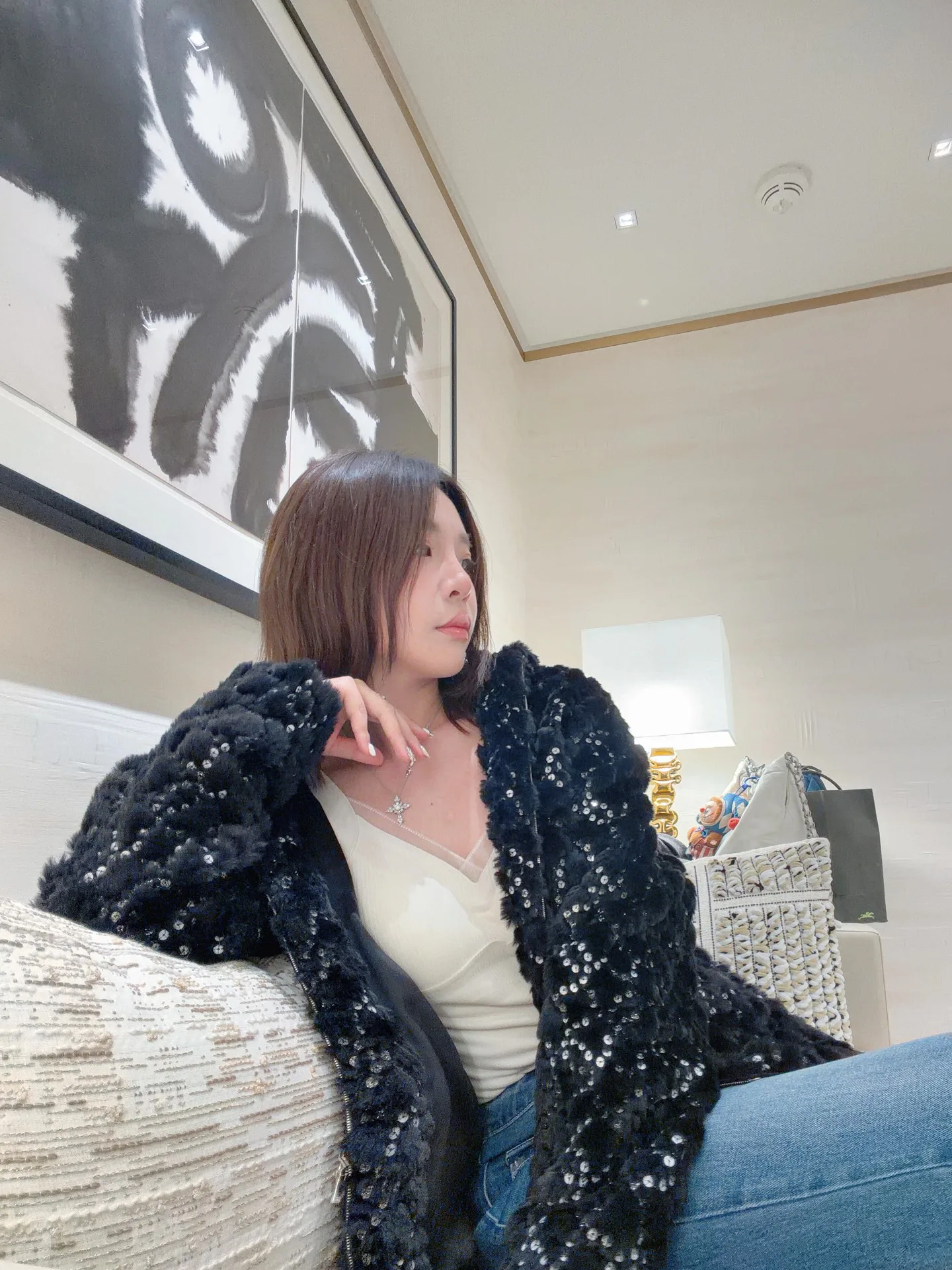 Куртки И Пуховики Женские Chanel 5890061