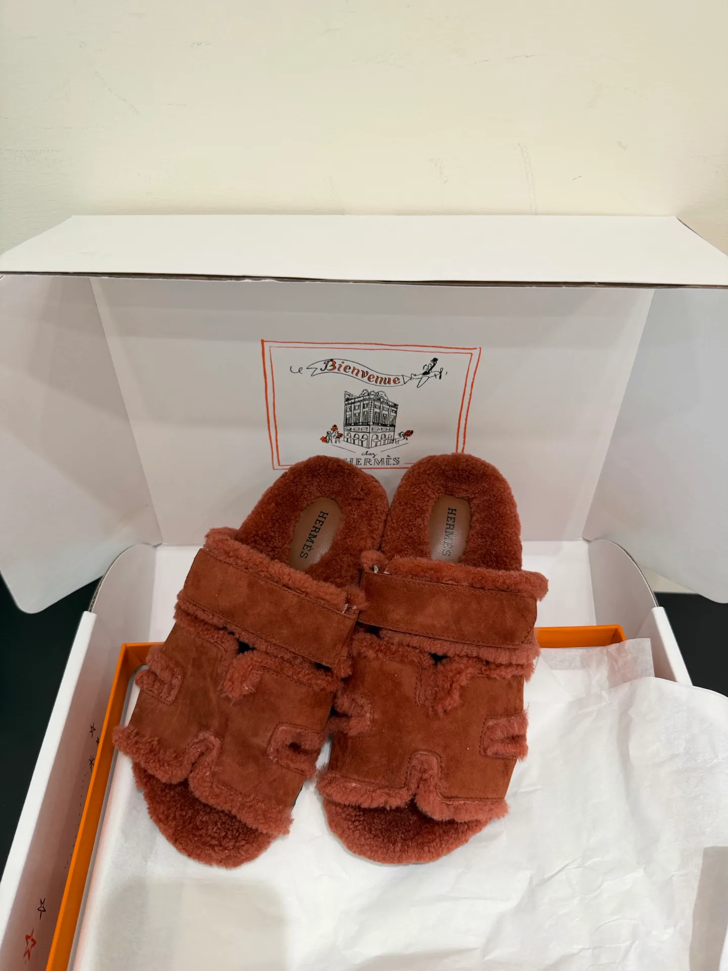 Тапочки Женские Hermes 17956512