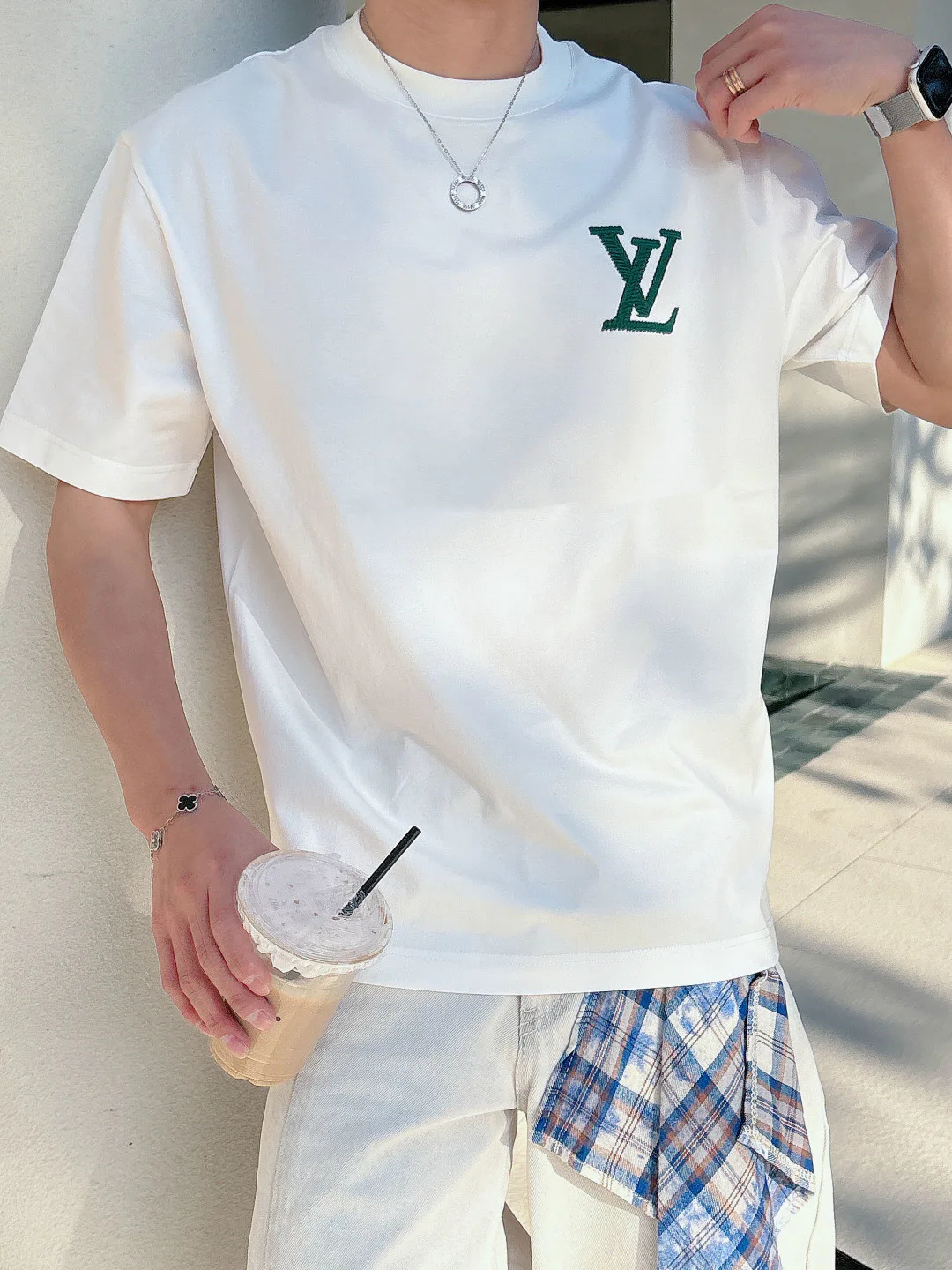 Футболки Мужские Louis Vuitton 9465237