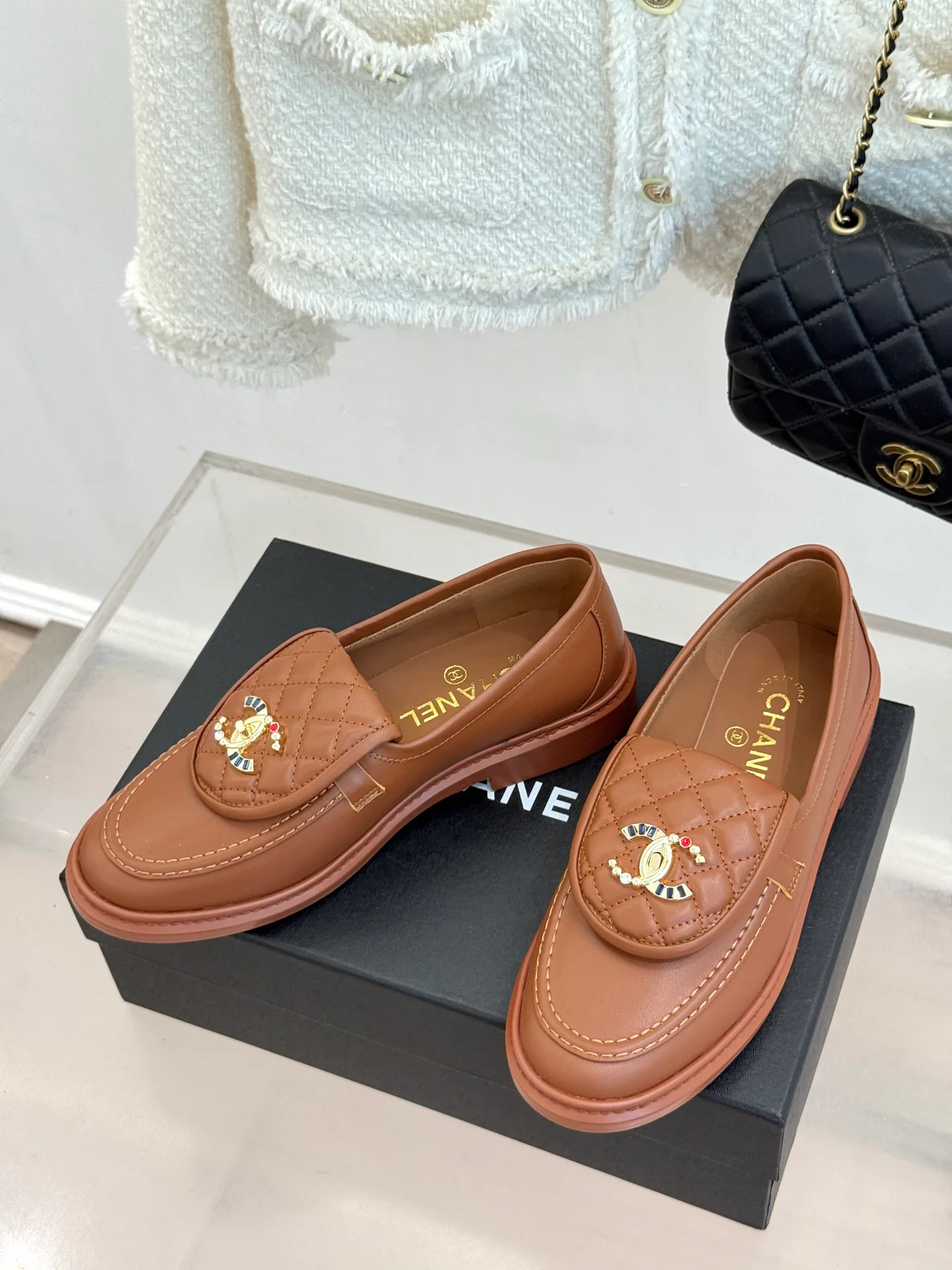 Лоферы И Мокасины Женские Chanel 17336058