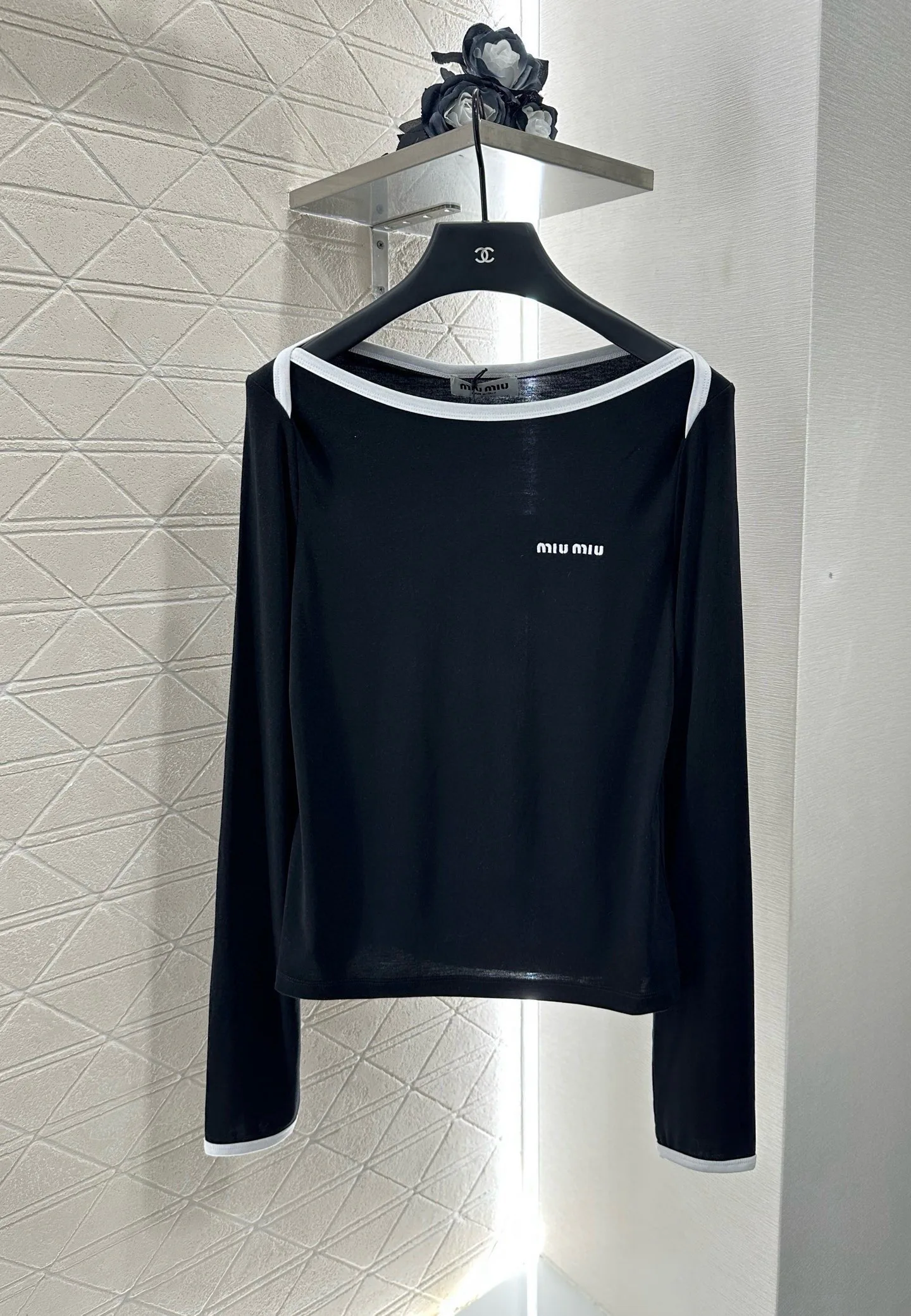 Лонгсливы Женские Miu Miu 4843387