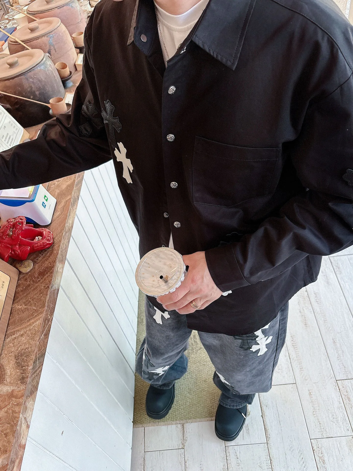 Рубашки Мужские Chrome Hearts 1274499