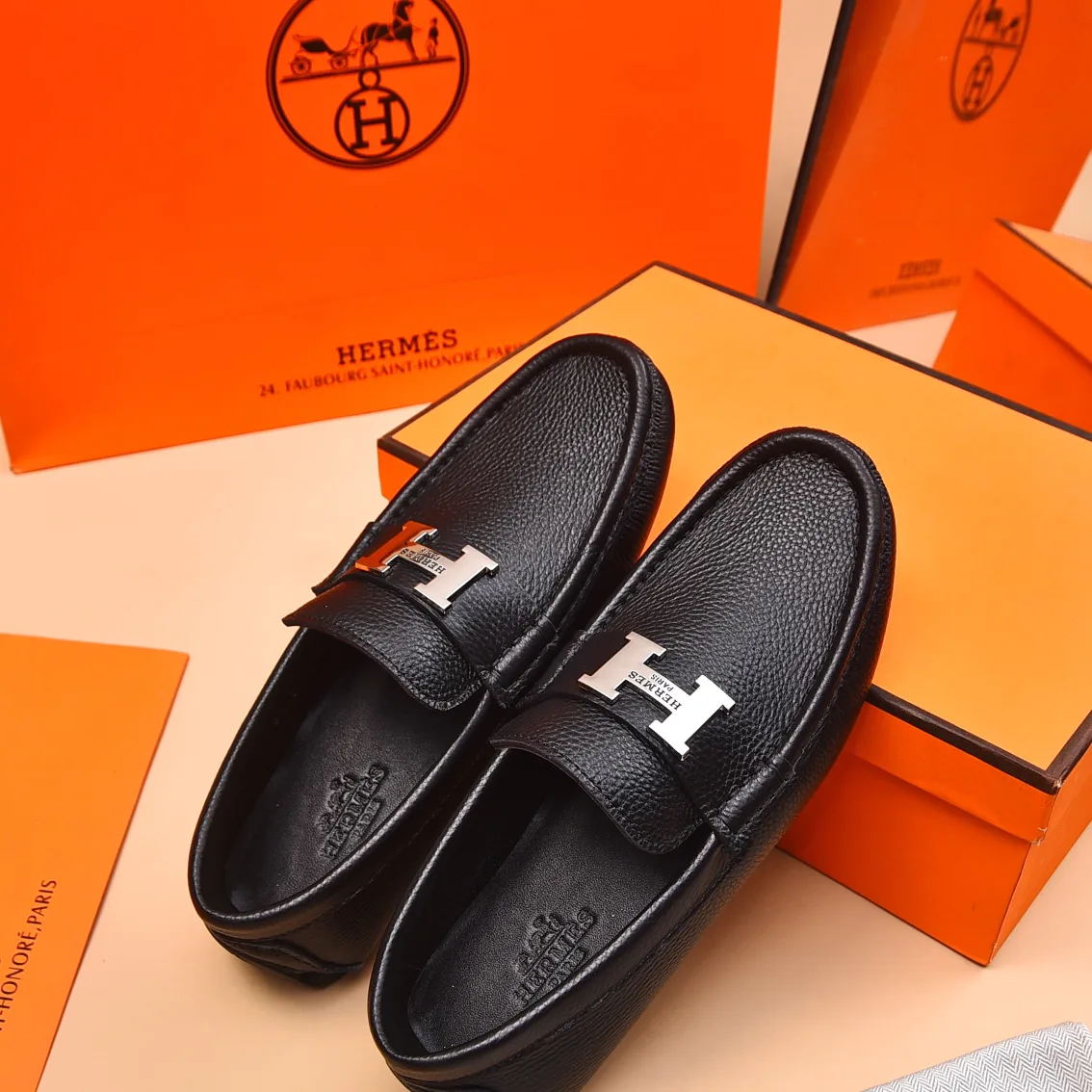 Мокасины Мужские Hermes 17598