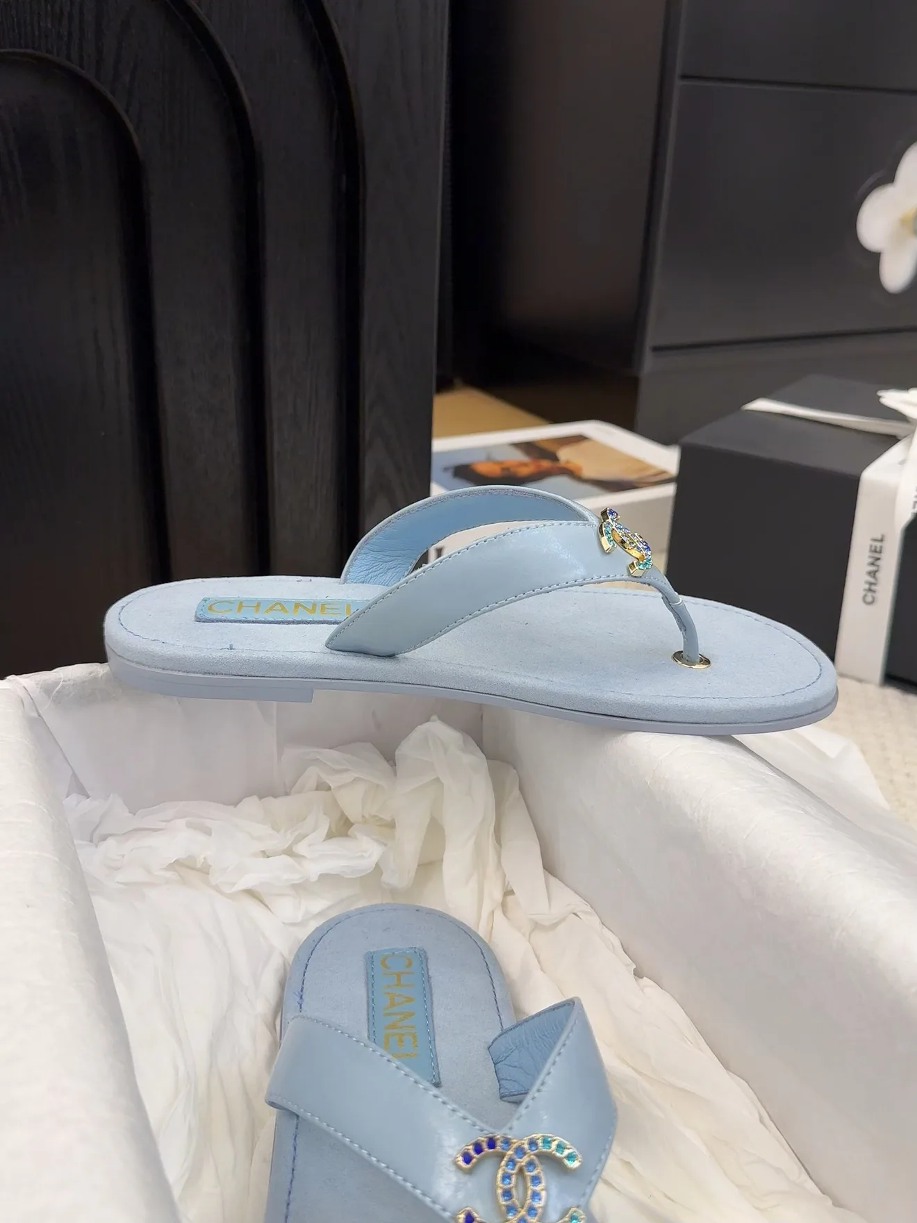 Шлепанцы Женские Chanel 25919